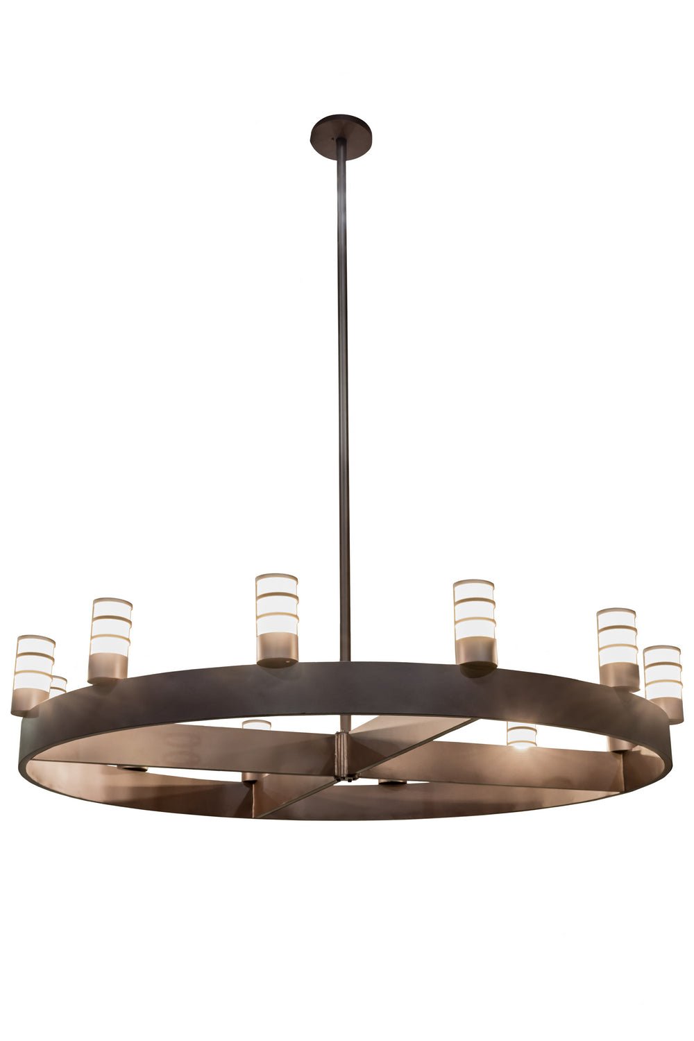 12-Light Crystal Chandelier for Dining Room - Modern Ceiling Light Fixture with LED Bulbs - Perfect for Home Decor, Living Room & Bedroom Lighting