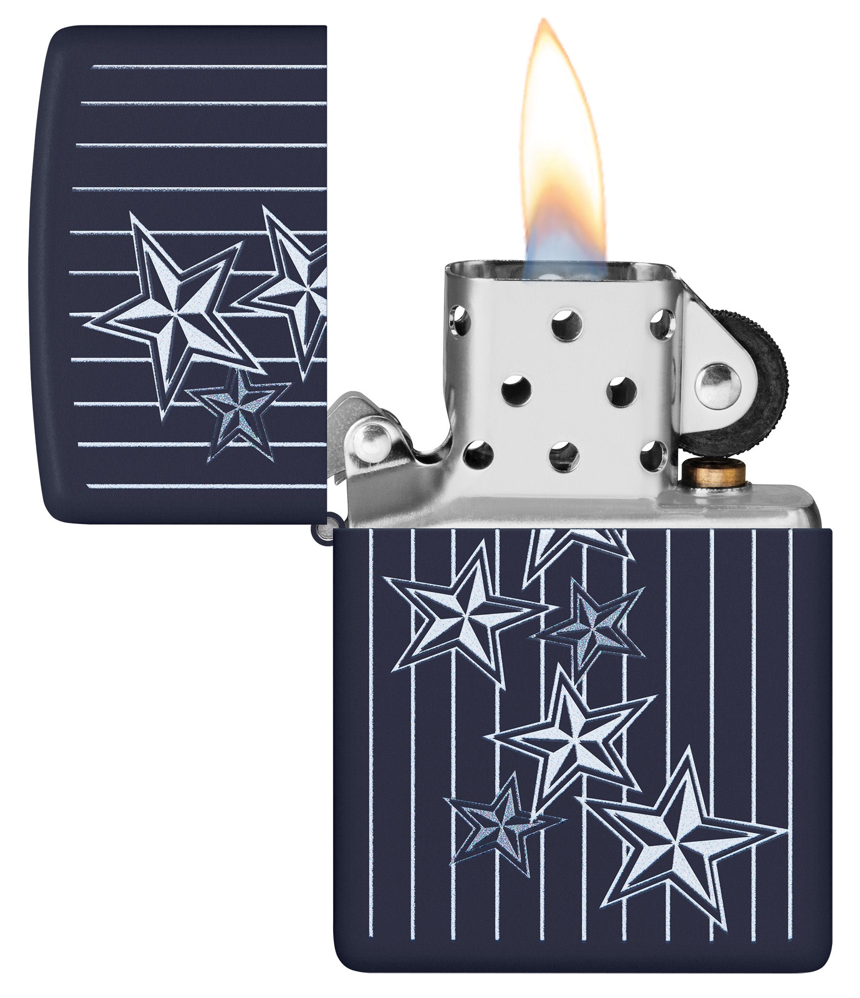 Star Design Matte Navy Blue Ceramic Coffee Mug - Perfect for Home, Office, or Gift Giving