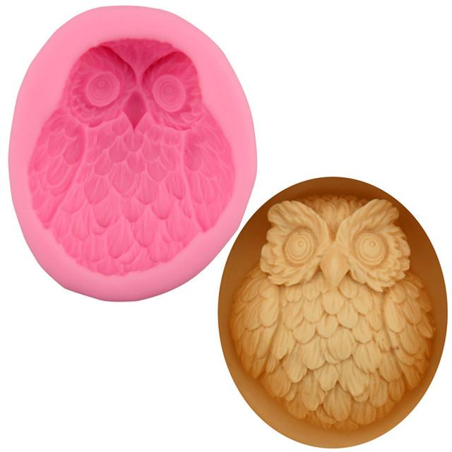 3D Owl Silicone Candle and Bath Bomb Mold - DIY Candle Making, Soap Crafting for Home Decor & Relaxation Gifts