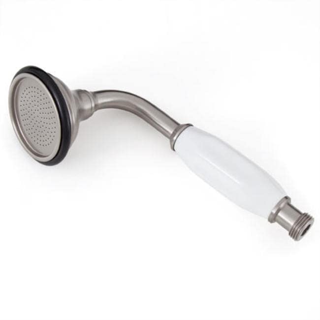 Signature Hardware 902369 1.8 GPM Telephone Style Hand Shower with Porcelain Handle - Perfect for Bathroom, Spa, and Shower Upgrades