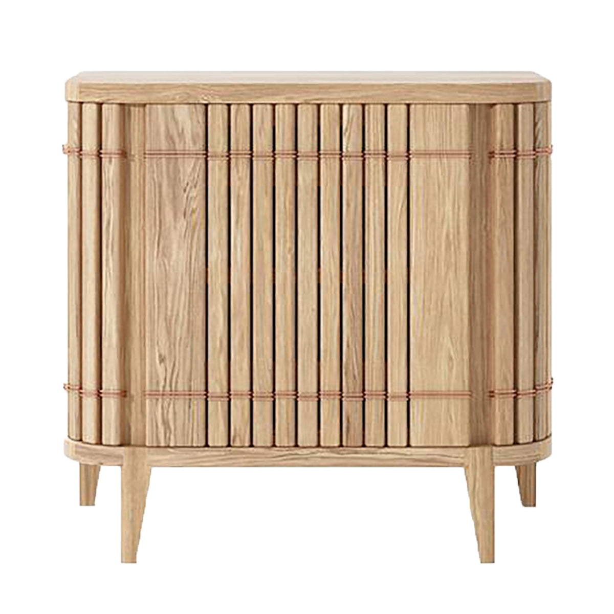 Koppar Side Table with Left Hinges - Modern End Table for Living Room, Bedroom, or Office - Perfect for Small Spaces & Home Decor