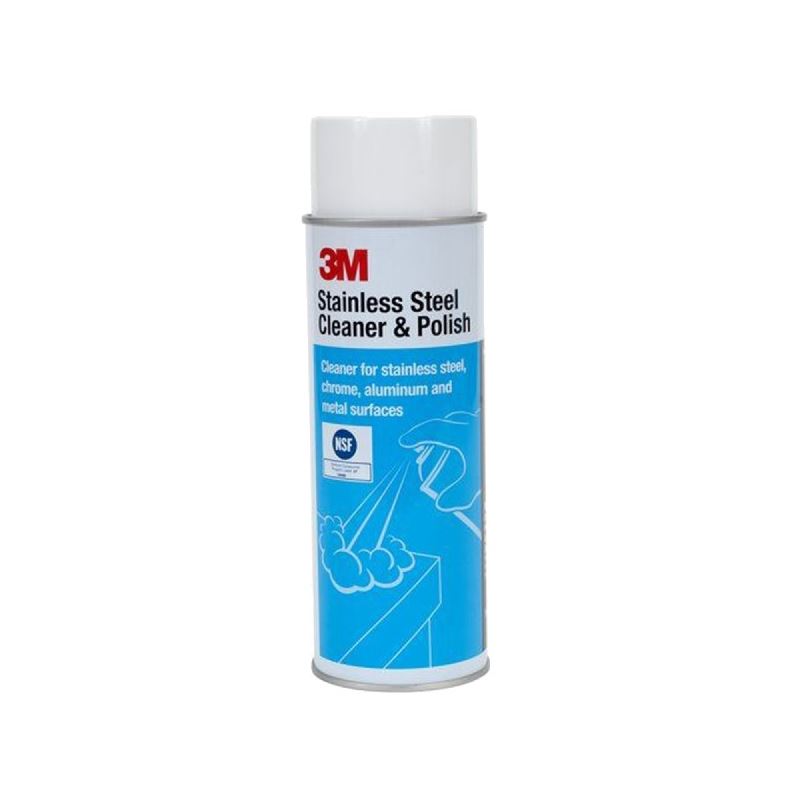 3M Stainless Steel Cleaner & Polish - 21oz Spray Bottle for Kitchen Appliances, Sinks & Countertops - Removes Fingerprints, Smudges & Streaks - Safe for Refrigerators, Ovens & Dishwashers