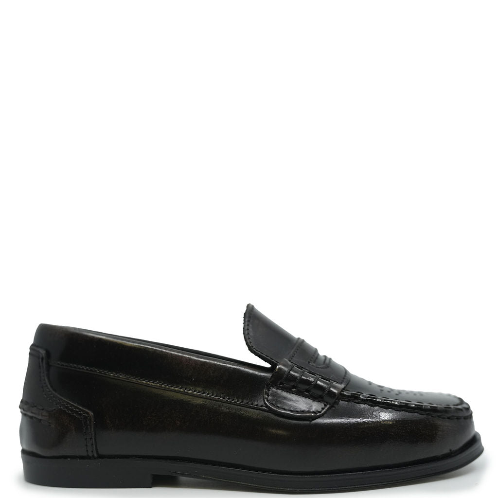 Blublonc Burnished Brown Perforated Loafers for Men - Comfortable Casual & Business Slip-On Shoes - Perfect for Office, Travel & Everyday Wear
