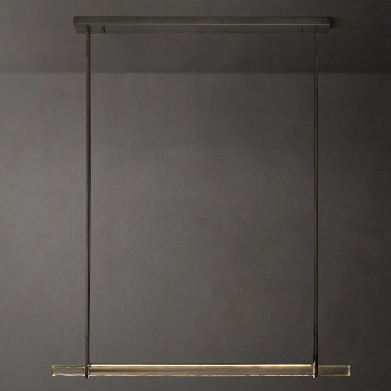 Modern Single Bar Linear Chandelier 60