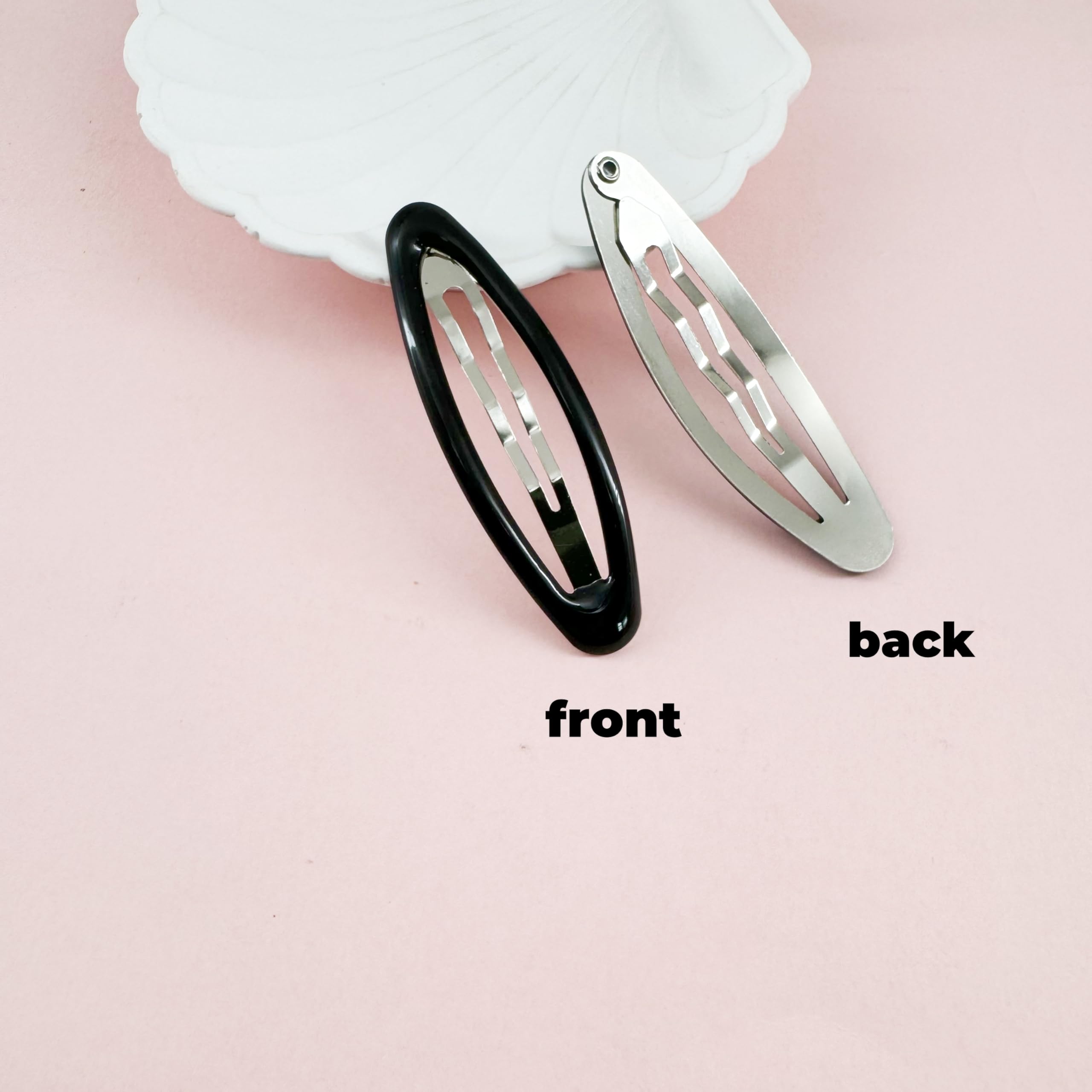 16 Pieces XL Hair Clips for Thick Hair - 2.8 Inch Oval Metal Snap Hair Grips for Women - Non-Slip Hair Accessories for Work, Gym, and Everyday Styling