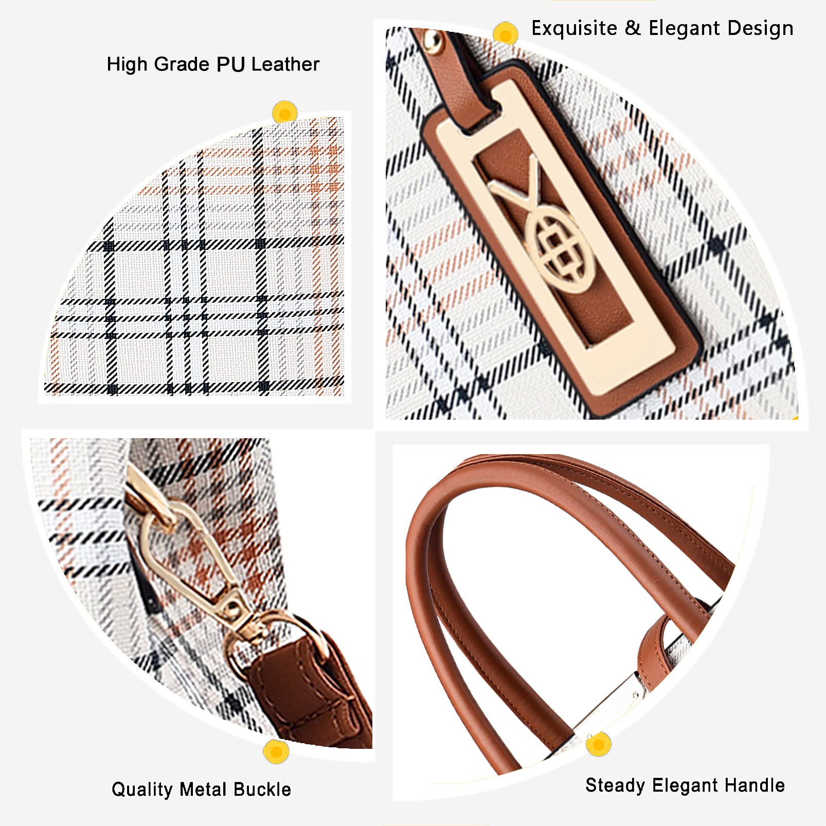 Stylish Women's Purses & Handbags - Fashionable Shoulder Tote Bags & Top Handle Satchels for Work, Travel & Everyday Use