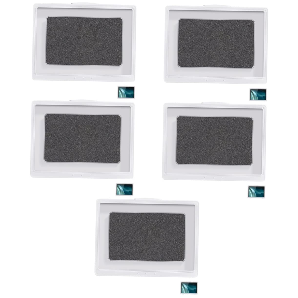 Hemobllo 5-Pack Wall Mounted Bathroom Tablet Holder - Waterproof Shower Phone Stand for Kitchen, Office & Bedroom - Perfect for Watching Videos While Showering or Cooking