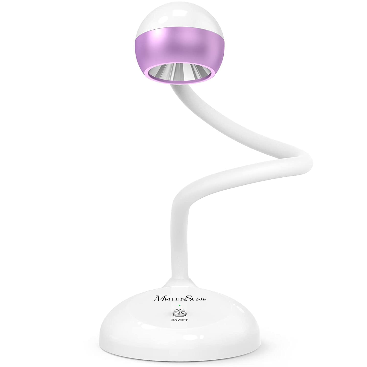 MelodySusie 2-in-1 Cordless UV LED Nail Lamp with Gooseneck Design - Rechargeable Gel Polish Curing Light for Nail Extensions & Manicures | Perfect for Home Salon, Professional Use & DIY Nail Art