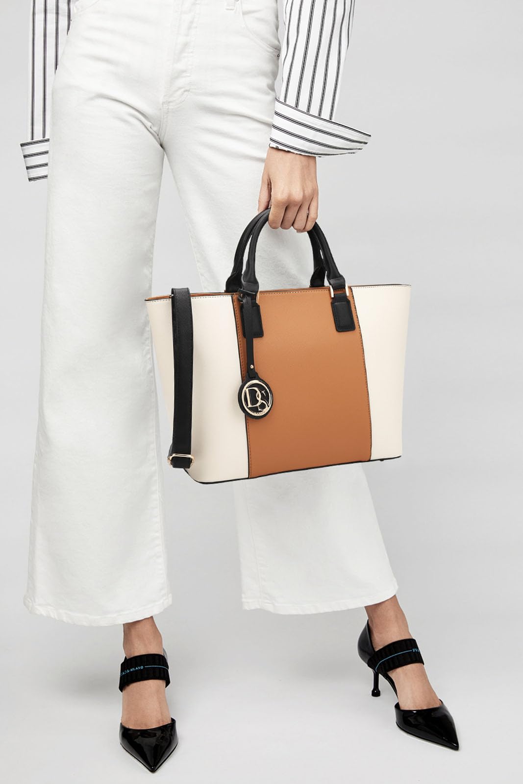 Dasein Women's Large Satchel Purse - Stylish Shoulder Tote Work Bag with Matching Wallet | Perfect for Office, Travel & Everyday Use