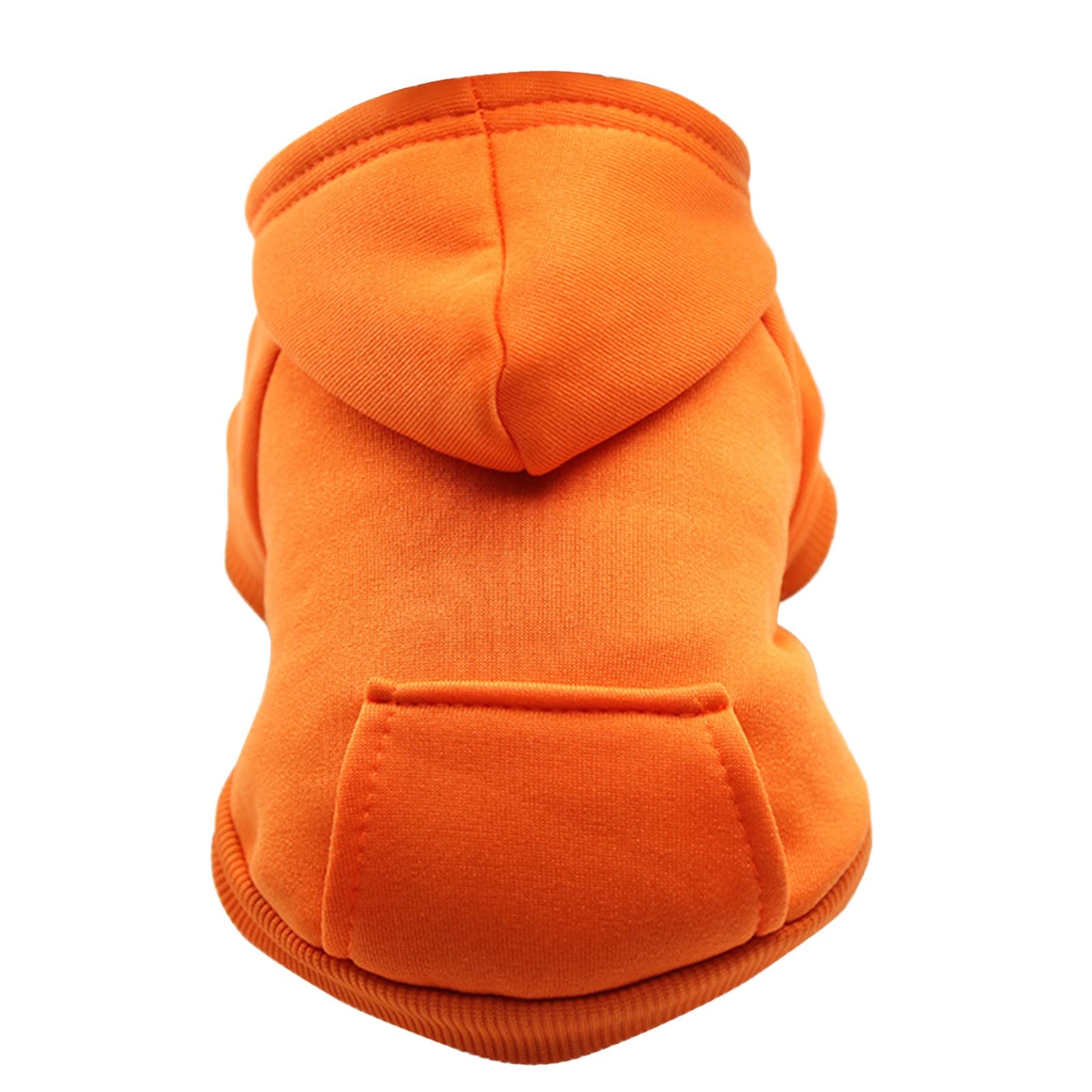 Warm Fleece Dog Hoodie with Pocket - Cozy Winter Sweater for Small & Medium Puppies - Perfect for Fall & Winter Outdoor Adventures