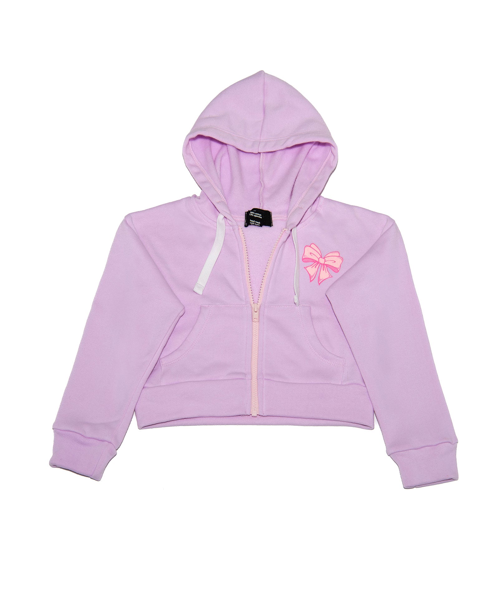 FBZ Girls Pink Bow Sweatshirt - Cute & Cozy Pullover for Kids - Perfect for School, Playdates & Casual Outfits