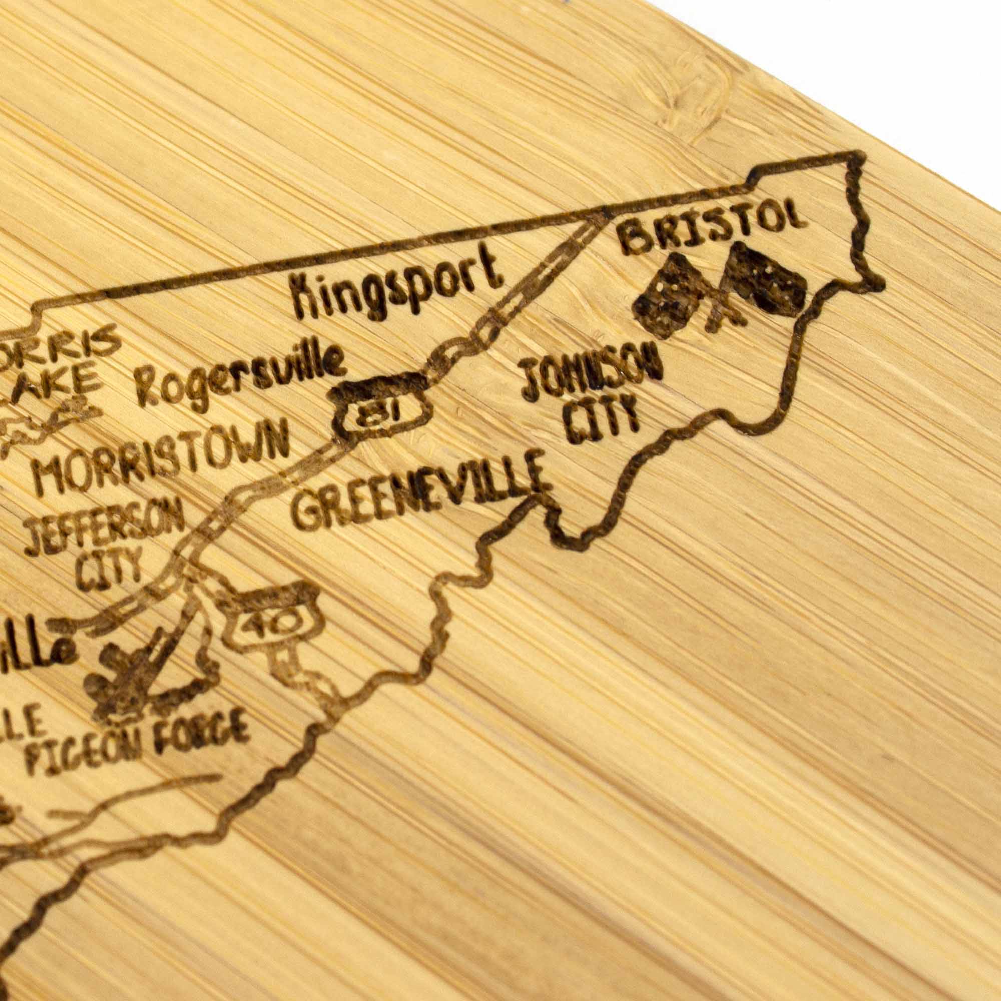4-Piece Tennessee Puzzle Coaster Set with Protective Case - Perfect for Home, Office & Gifts | Durable Drink Coasters for Coffee Tables & Bars