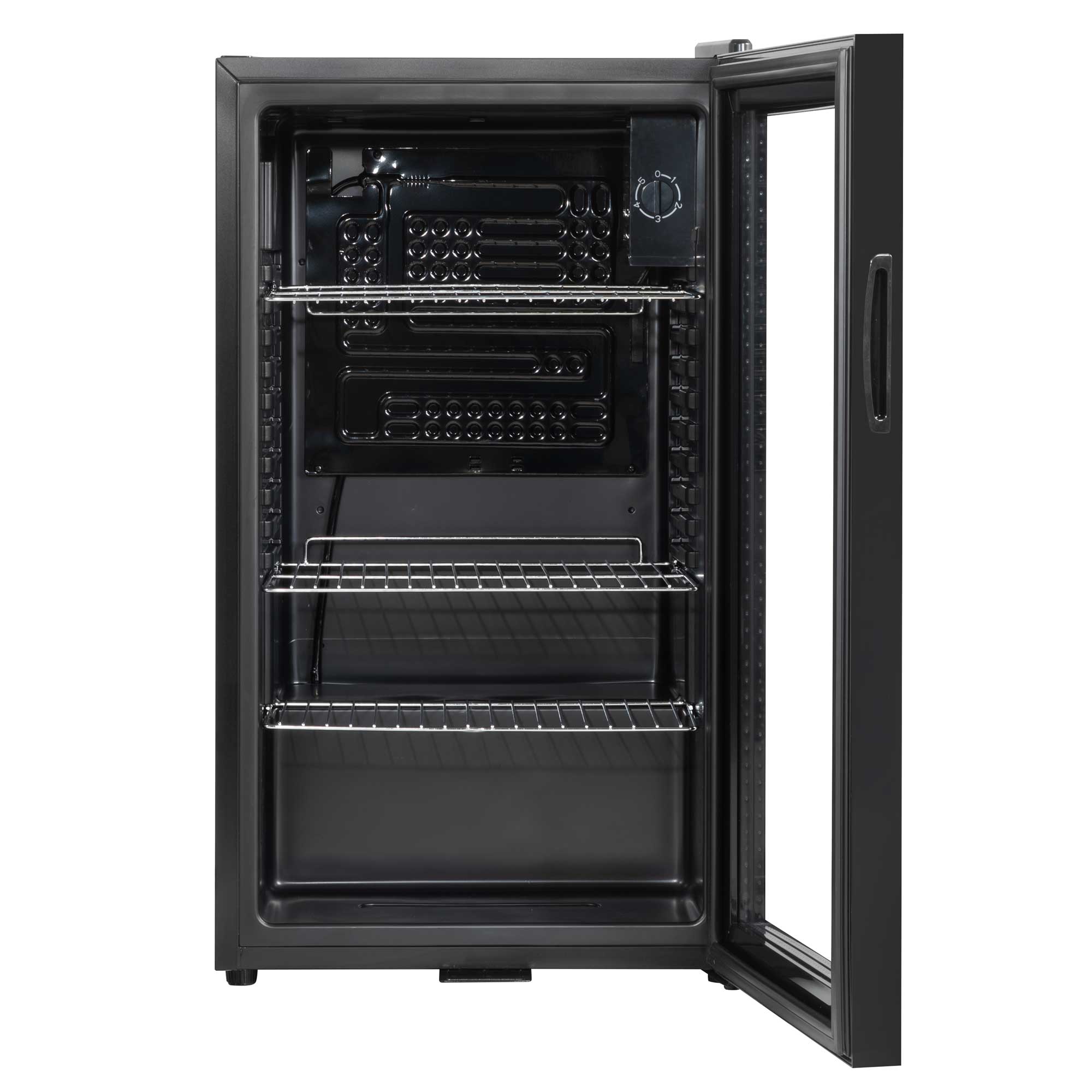 Baridi 85L Under Counter Beverage Refrigerator - Energy Efficient Beer & Wine Cooler with LED Light, Black (DH13) - Perfect for Home Bars, Restaurants, and Entertaining Spaces