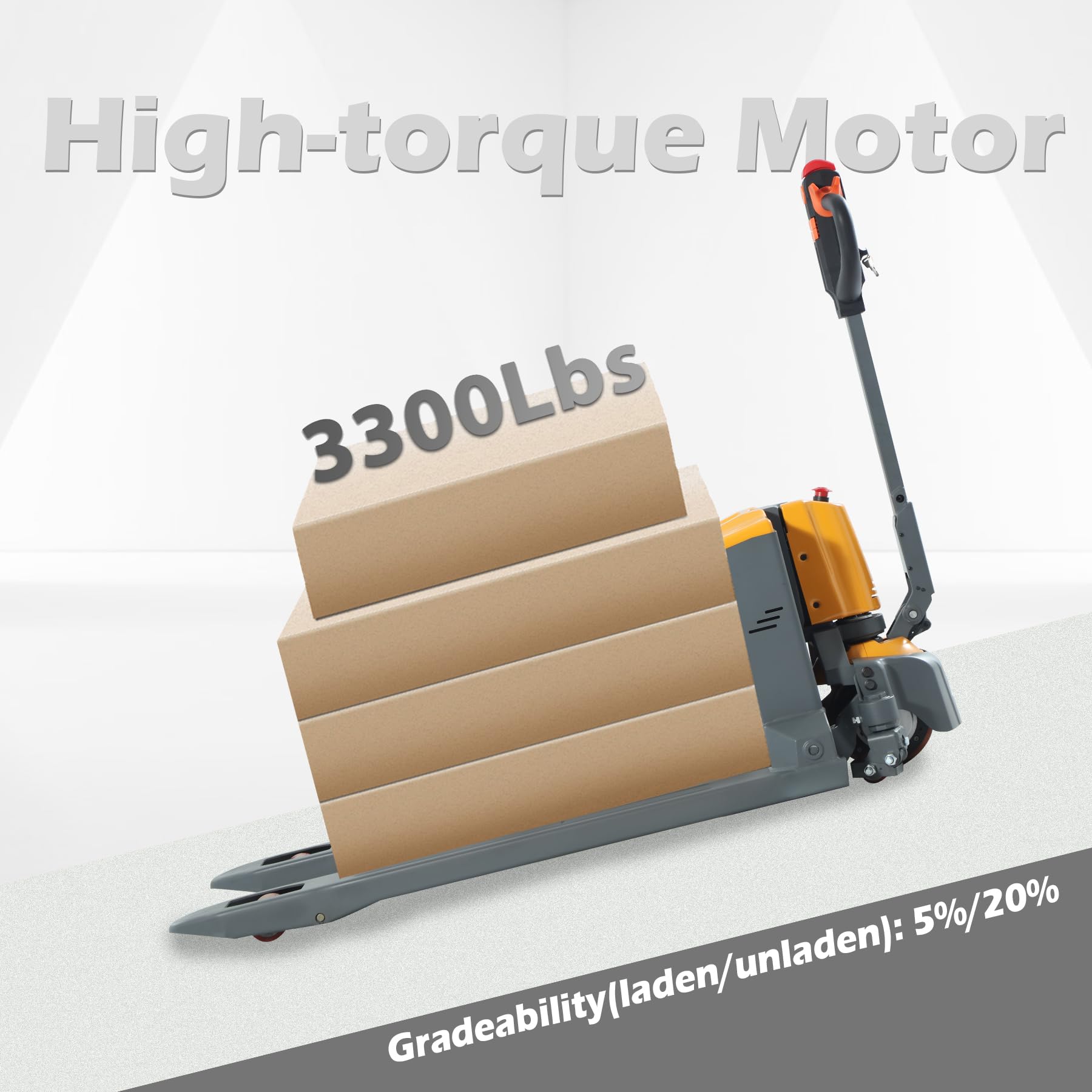 Apollo 3300 lbs Capacity Electric Pallet Jack - 48