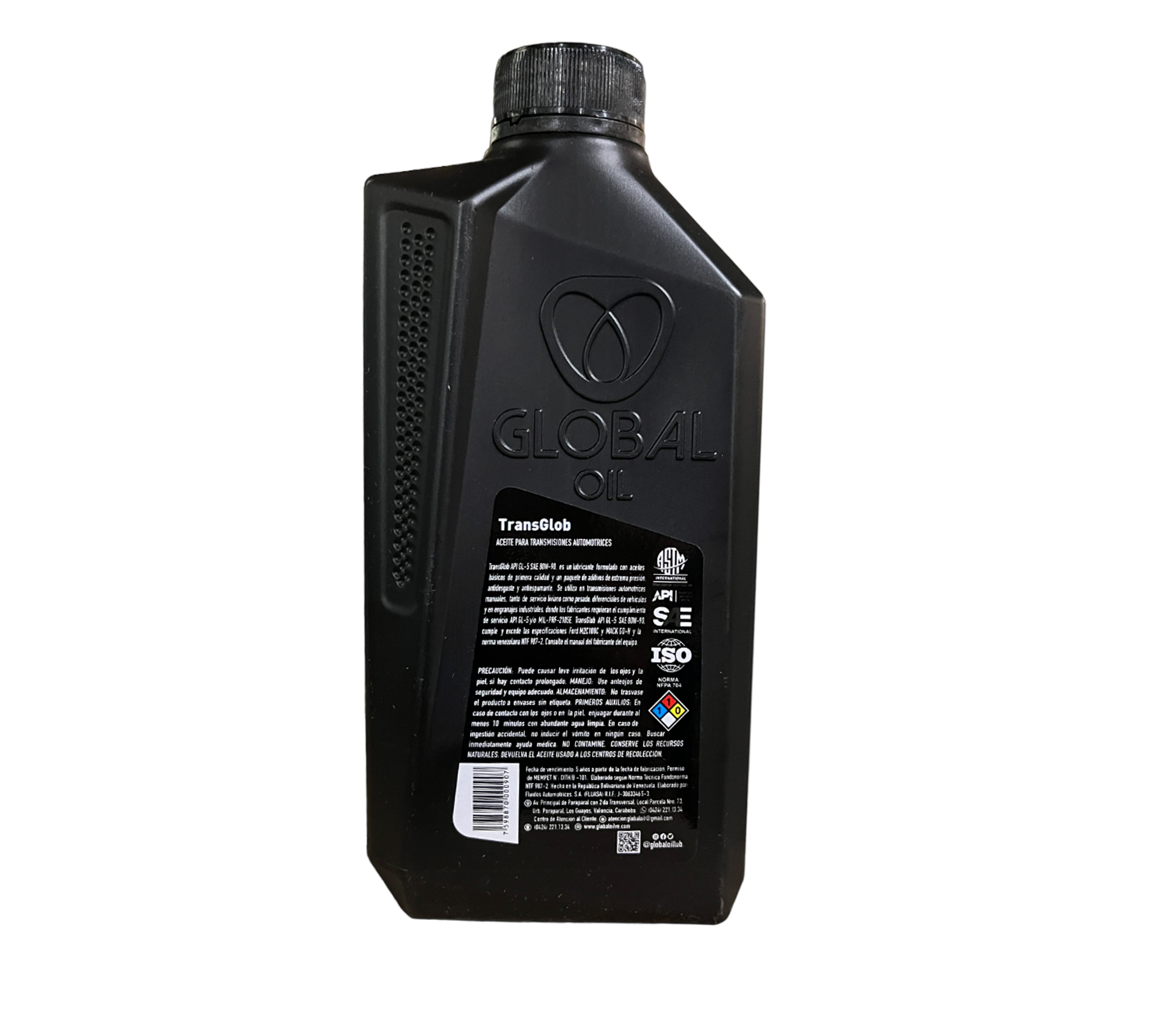API GL-5 SAE 80W-90 Gear Oil 1 Liter by Global Oil - Premium Lubricant for Manual Transmissions, Differentials & Heavy-Duty Applications