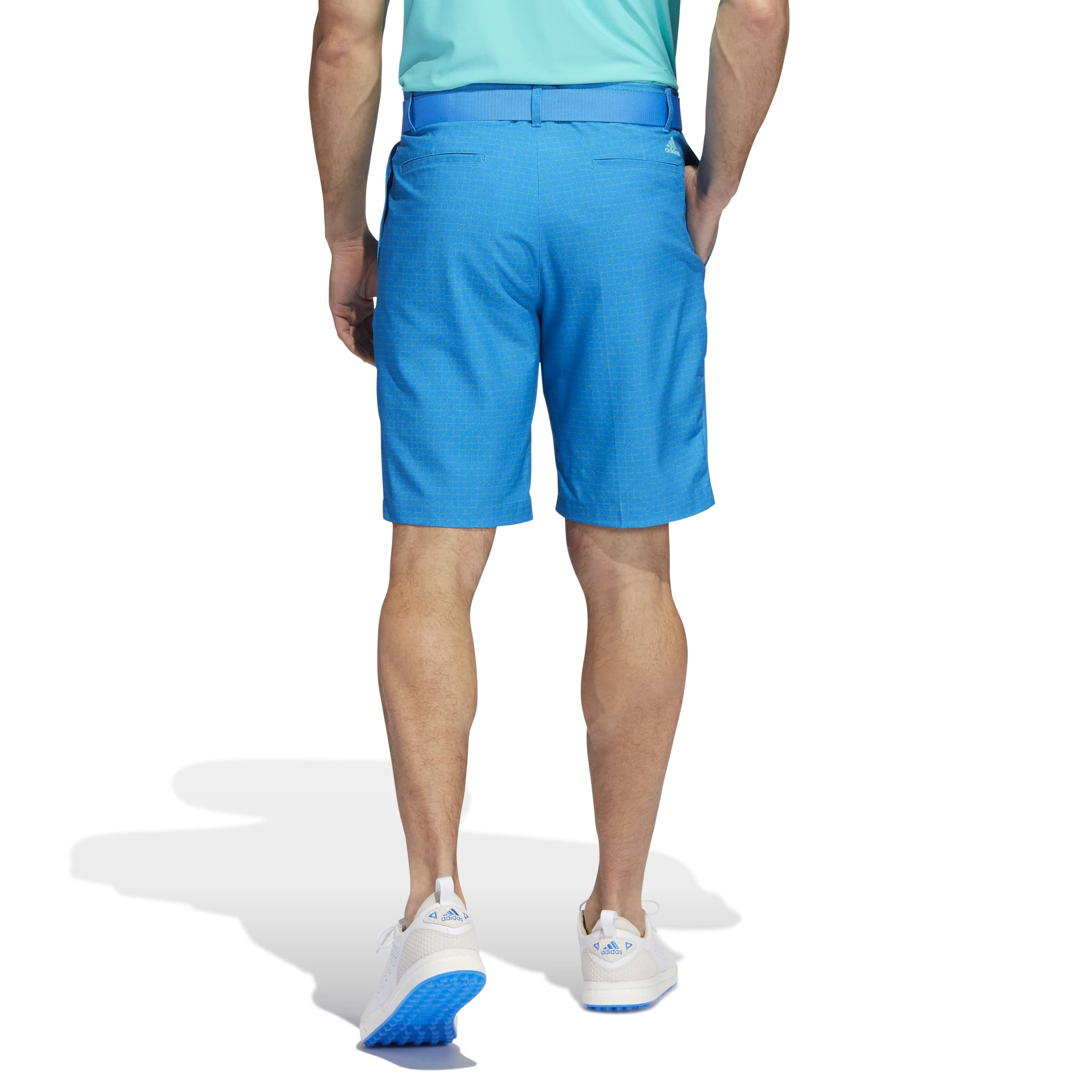 **Adidas Men's Abstract Print Golf Shorts - Lightweight & Breathable for Comfort on the Course | Perfect for Golf, Casual Wear & Outdoor Activities**