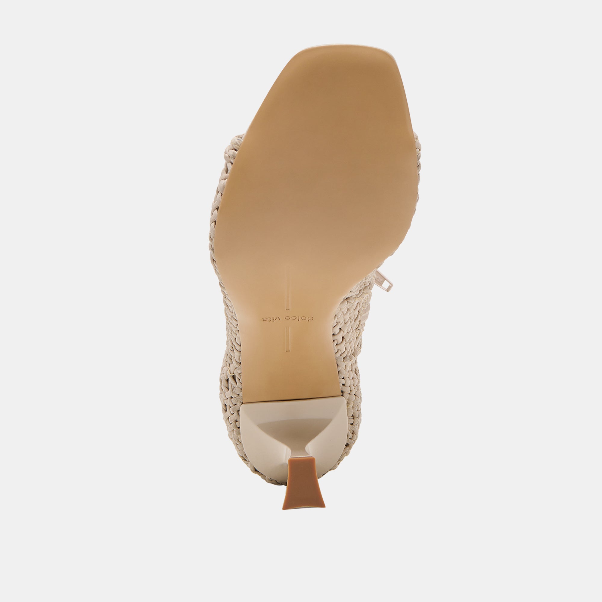 QUIN Women's Heels - Bone Woven Leather High Heel Shoes for Women | Comfortable Dress Pumps for Office, Party & Special Occasions