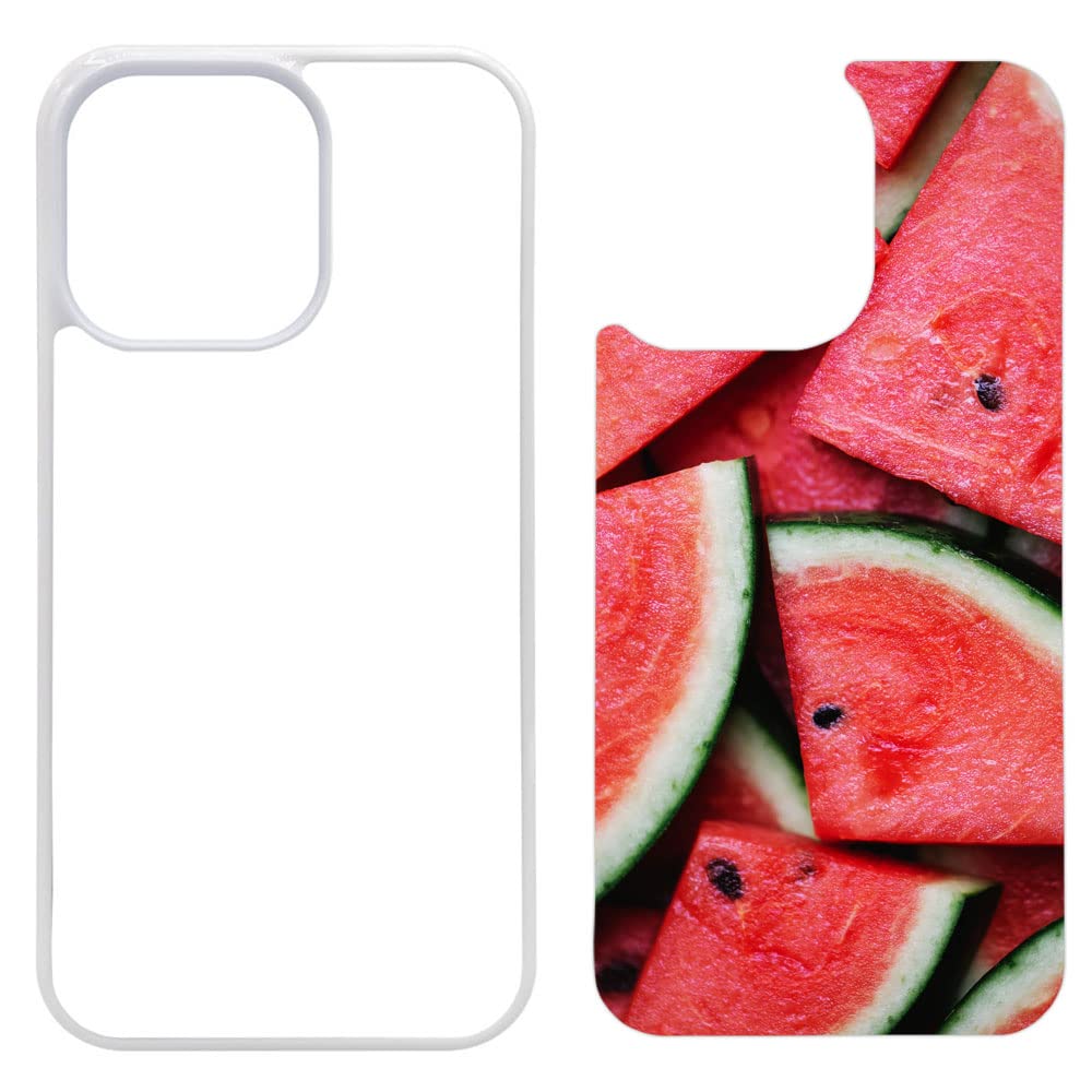 75 Pack Innosub Sublimation Phone Cases for iPhone 13 Pro - White Rubber Blank Dye Cases with Aluminum Inserts | Printable Phone Cover Blanks for Sublimation Printing | Perfect for Custom Gifts, Promotional Items & Small Business Merchandise