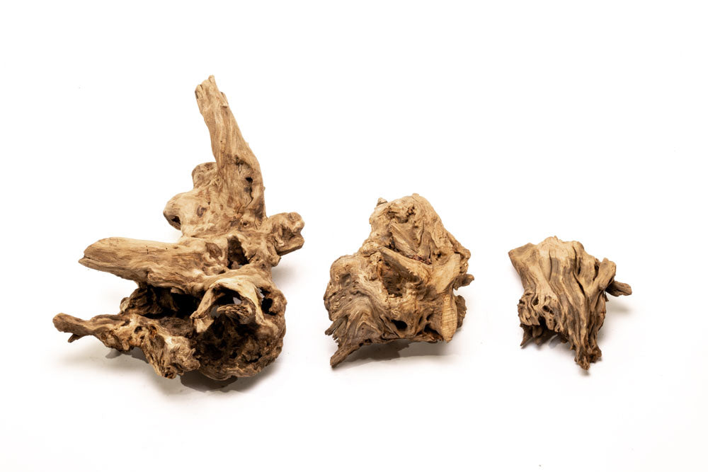 Natural Basin Driftwood for Aquarium Decor - Unique Wood Pieces for Fish Tanks, Terrariums & Home Decoration | Perfect for Aquatic Landscaping, Reptile Habitats & Zen Gardens