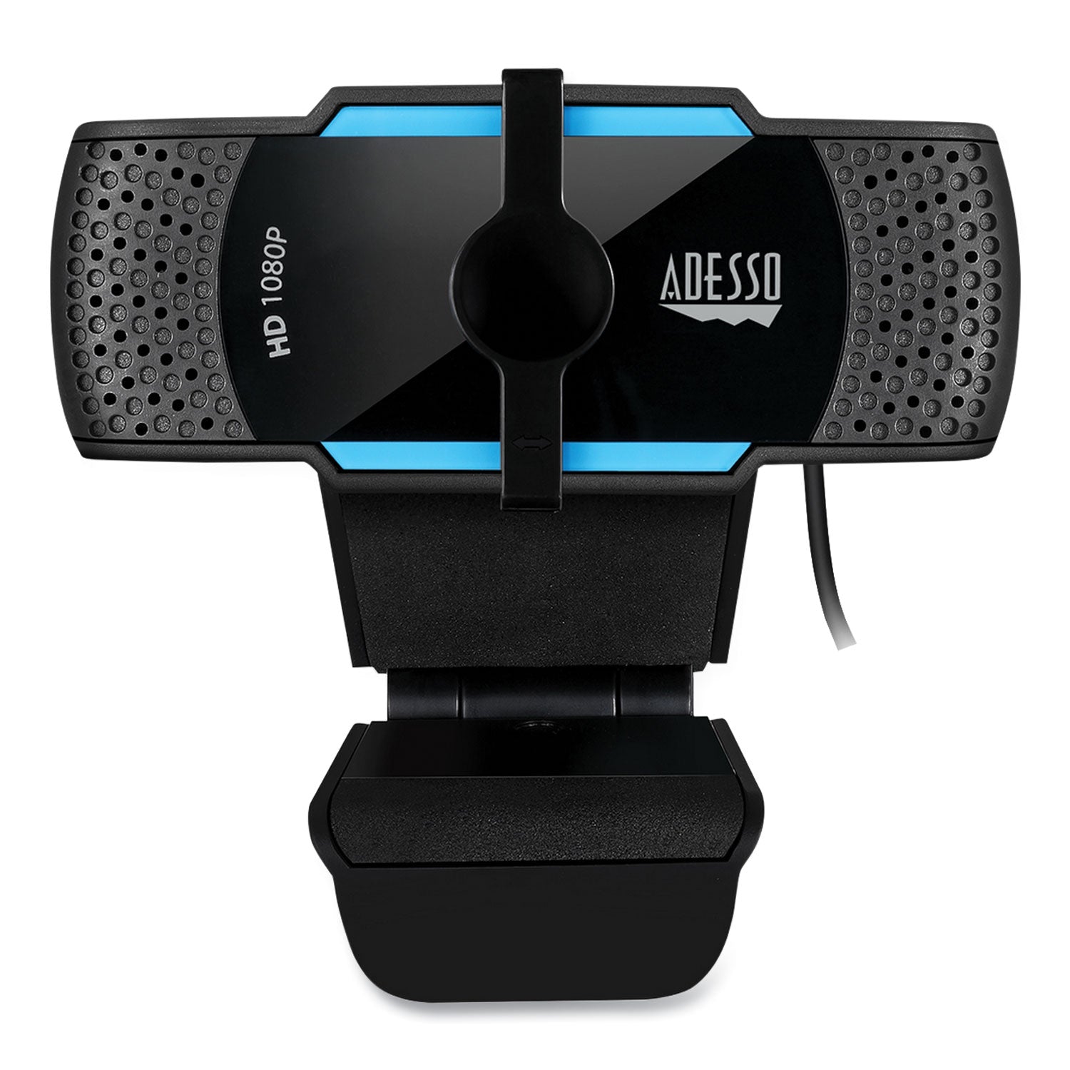 Adesso Cybertrack H5 1080p HD USB Webcam with Built-in Microphone & Autofocus - 2.1MP Full HD Web Camera for Video Conferencing, Online Classes, Streaming & Gaming (Black)
