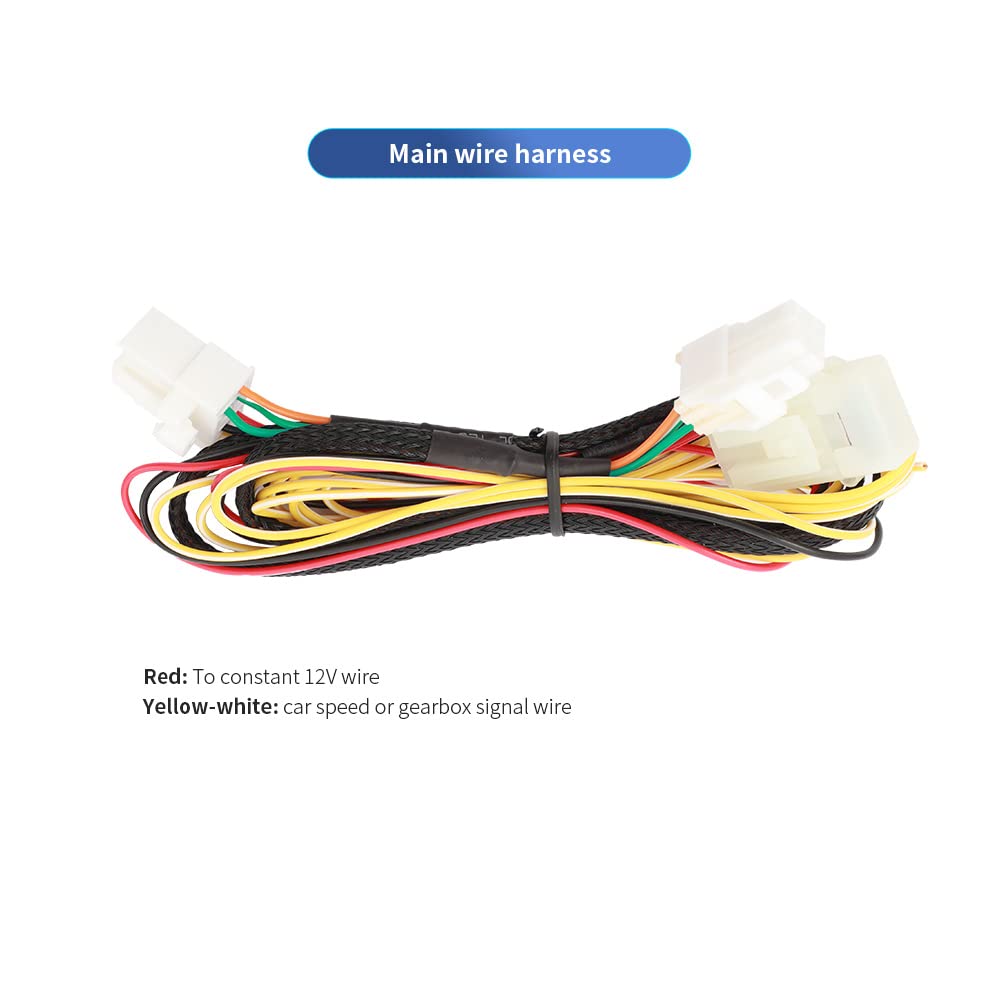 EASYGUARD ECC001 Universal 12V Electric Cruise Control System Kit - 6-Wire Throttle Speed Limiter for Cars | Perfect for Highway Driving & Long-Distance Travel