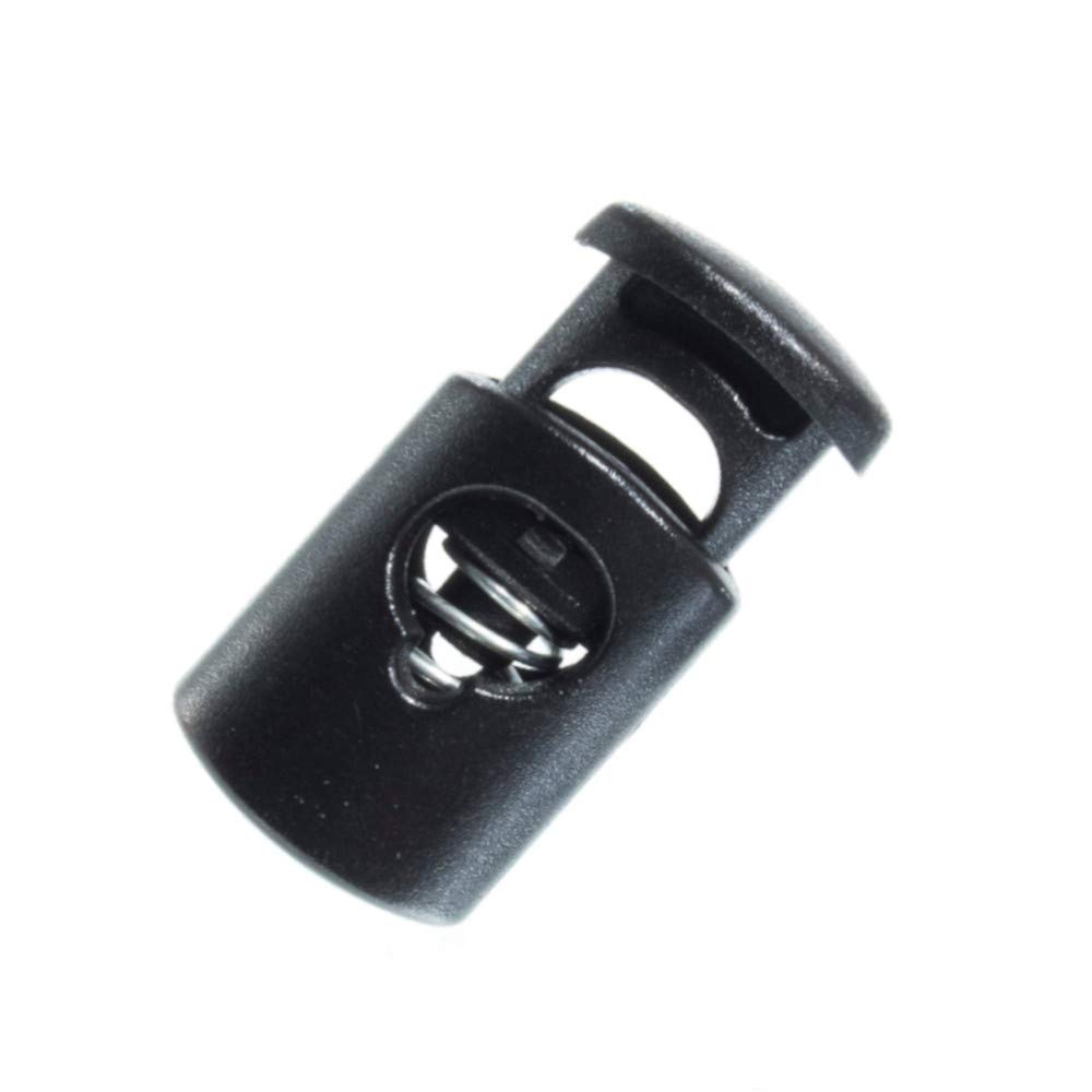 West Coast Paracord Black Oval Mini Toggle Stopper Cord Locks - 1000 Pack for Drawstrings, Hoodies, Jackets & Outdoor Gear | Secure Fastening for Apparel & Bags