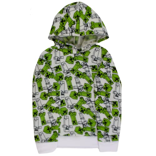 **Minecraft Boys Pullover Hoodies - Soft & Comfortable Hooded Sweatshirts for Kids & Teens - Perfect for School, Gaming & Outdoor Activities**