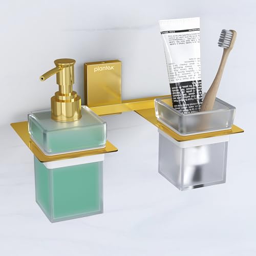 Soap Dispenser with Tumbler Holder