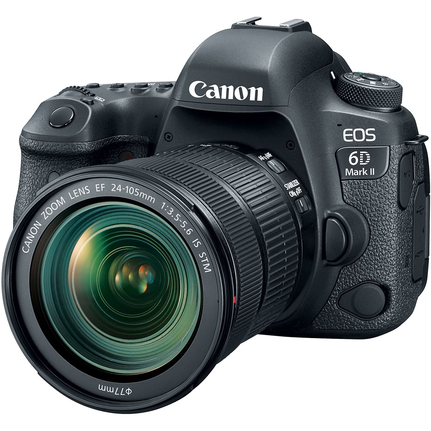 Canon EOS 6D Mark II DSLR Camera with 24-105mm f/3.5-5.6 Lens - Professional Full Frame Digital Camera for Photography, Videography & Travel - Perfect for Portraits, Landscapes & Vlogging
