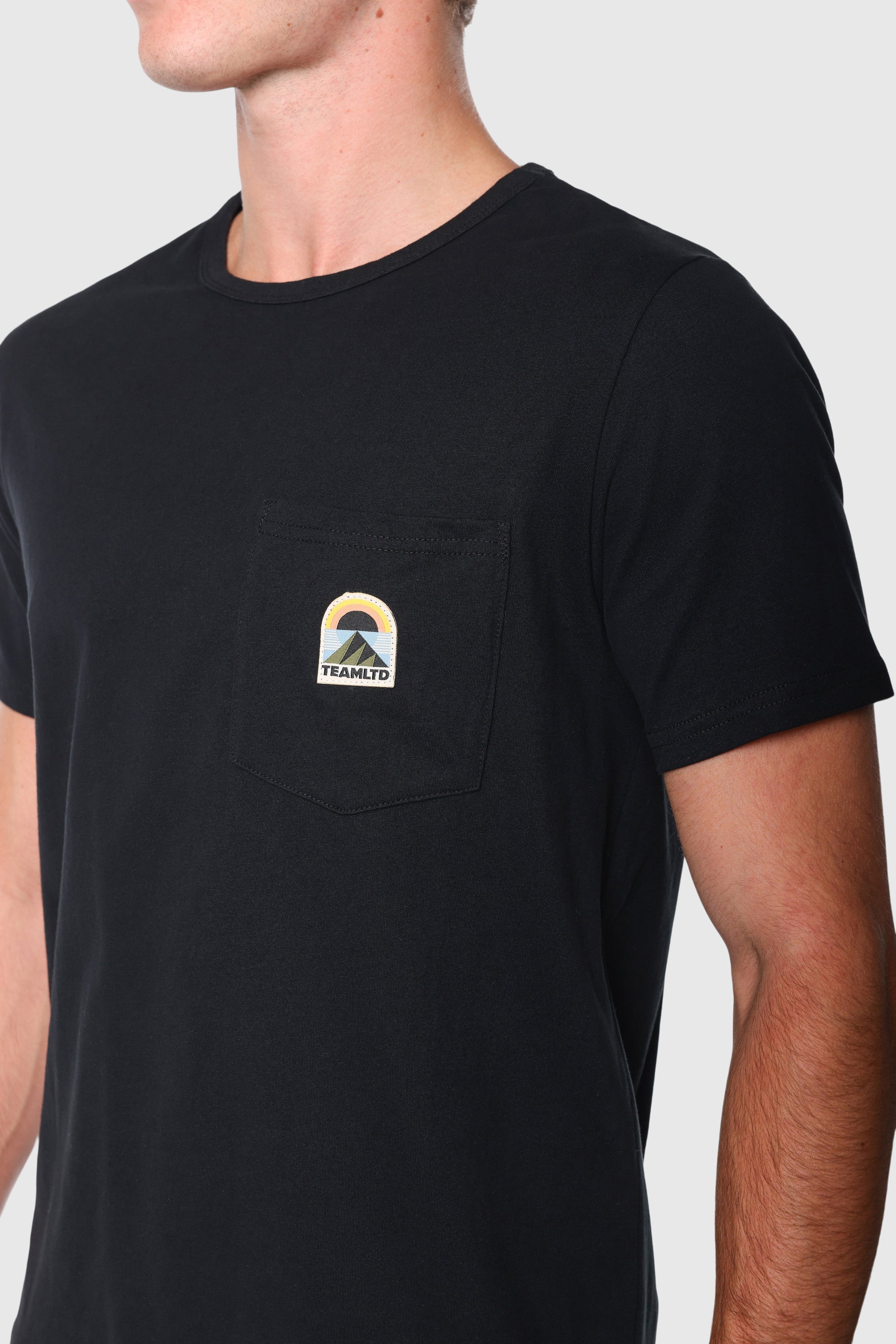 Horizon Pocket Tee - Soft Cotton Men's T-Shirt with Chest Pocket | Casual Everyday Wear for Men | Perfect for Work, Gym & Weekend Outings