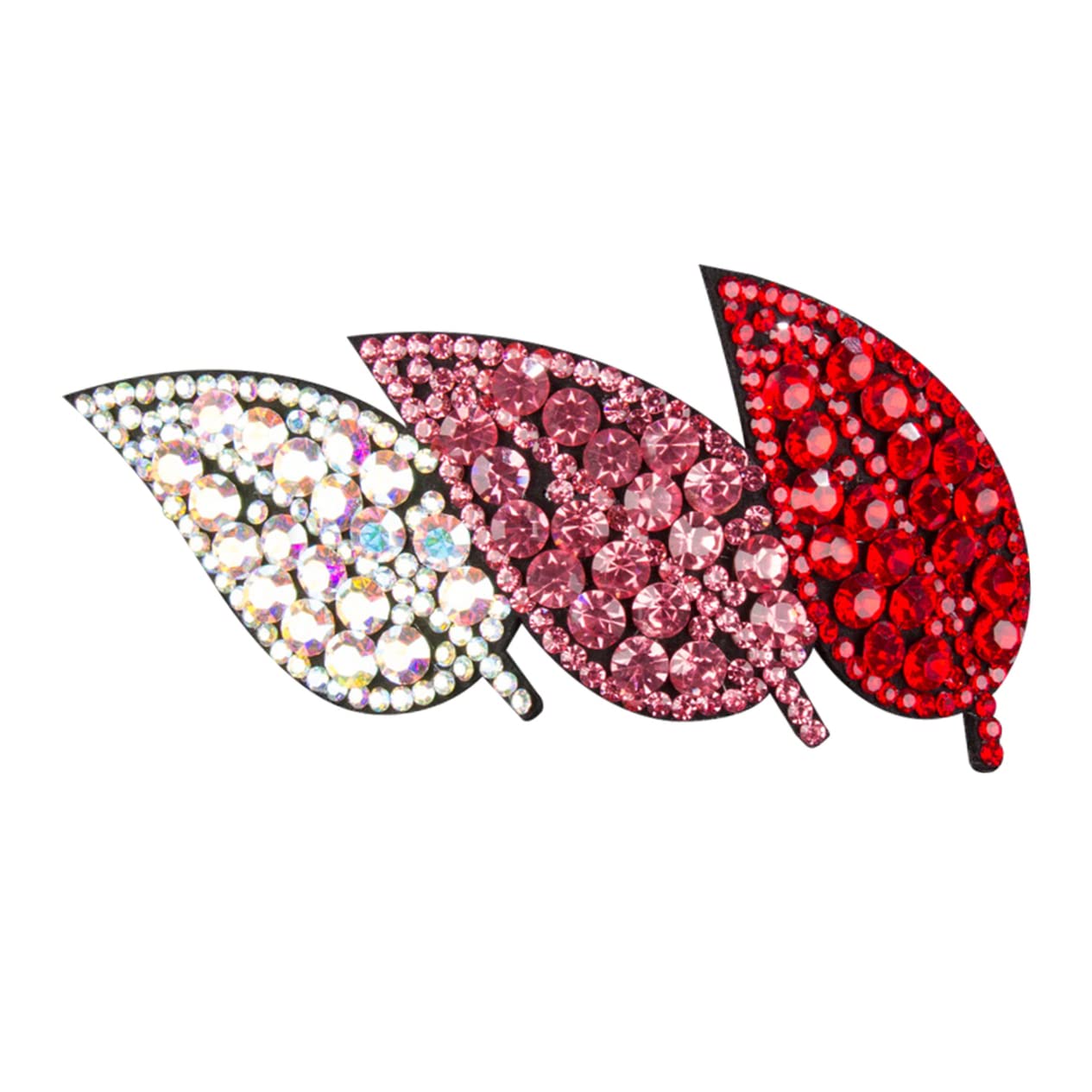 FOMIYES Vintage Rhinestone Crystal Hair Clip for Wedding Brides - Shining Red Hair Styling Accessories for Bridal Hairstyles, Prom, Party, and Special Occasions