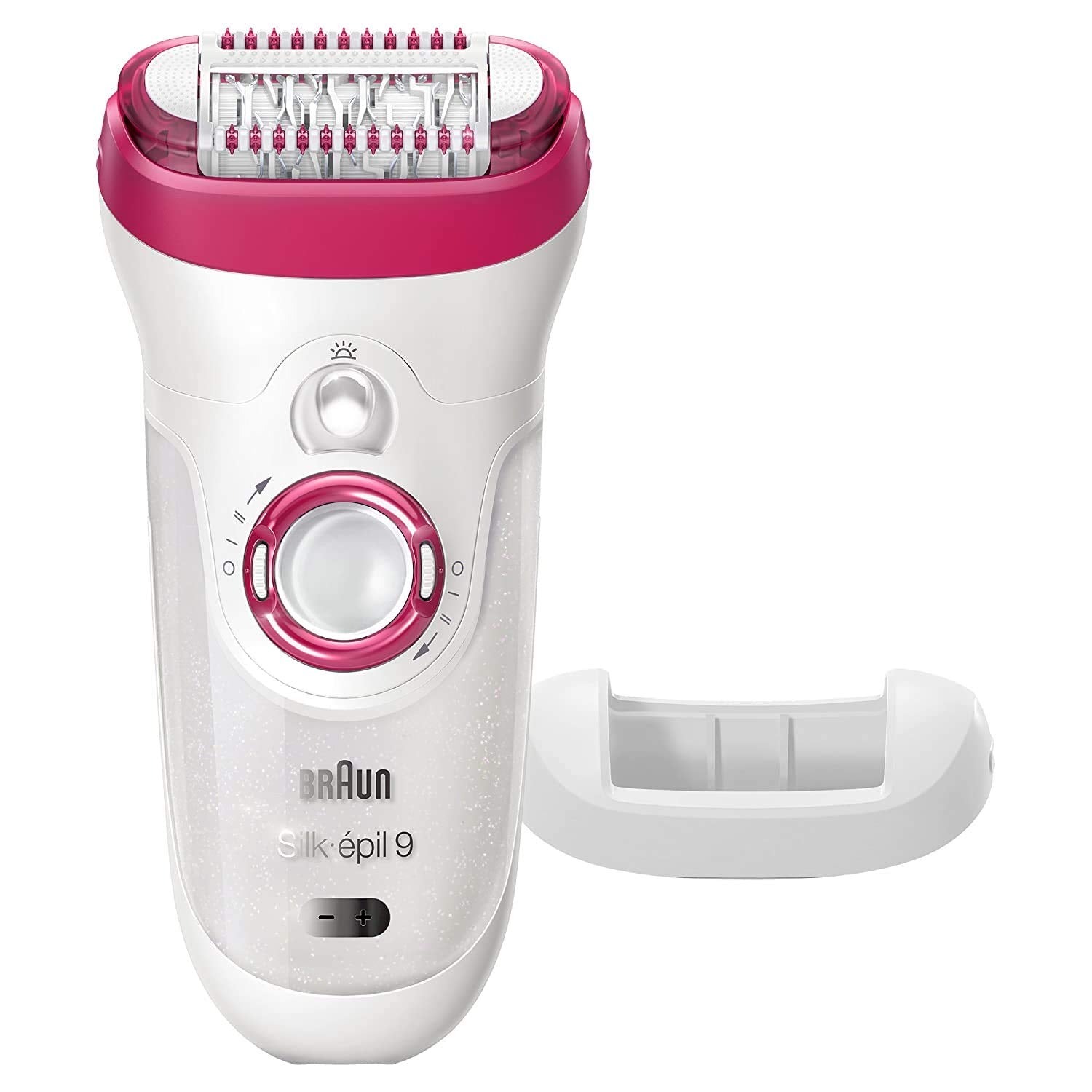 Braun Epilator Silk Epil 9 9-521 - Women's Cordless Wet & Dry Hair Removal Device with 2 Bonus Attachments | Perfect for Smooth Legs, Underarms & Bikini Line at Home or Travel