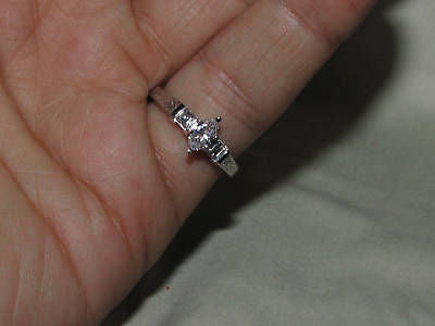 0.56CT Natural Marquise & Ascher Cut Diamond Ring for Women - Elegant Wedding, Engagement, Anniversary Gift - Perfect for Special Occasions & Everyday Luxury