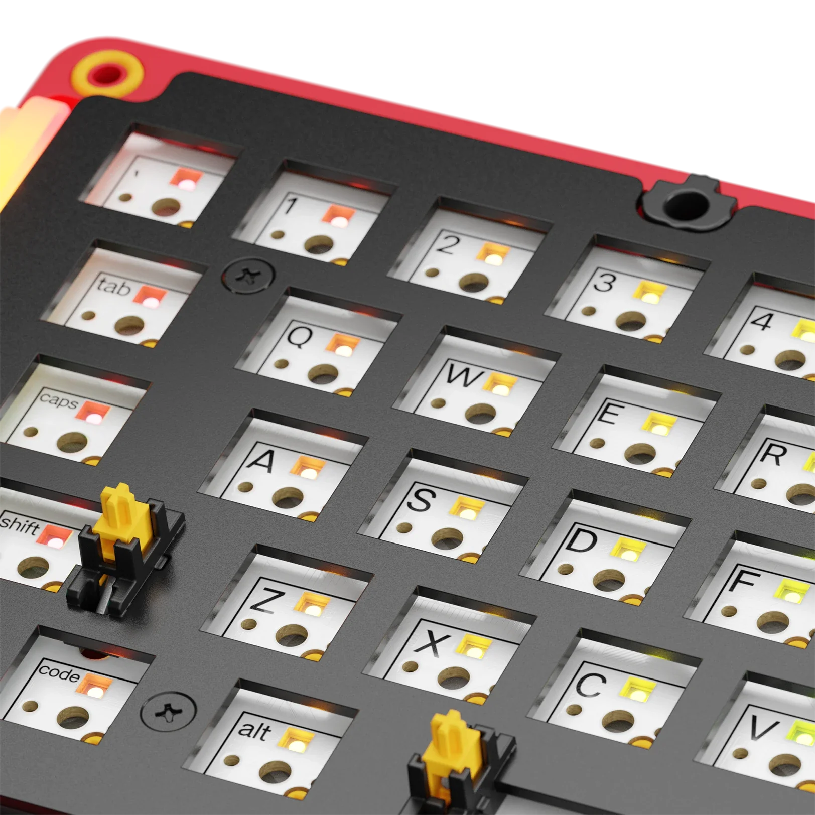 GMMK 3 65% Mechanical Keyboard Bottom Case - Limited Edition Metal Punk Red | Durable Aluminum Frame for Gaming & Typing Enthusiasts | Perfect for PC Setup, Office Work & Esports Tournaments