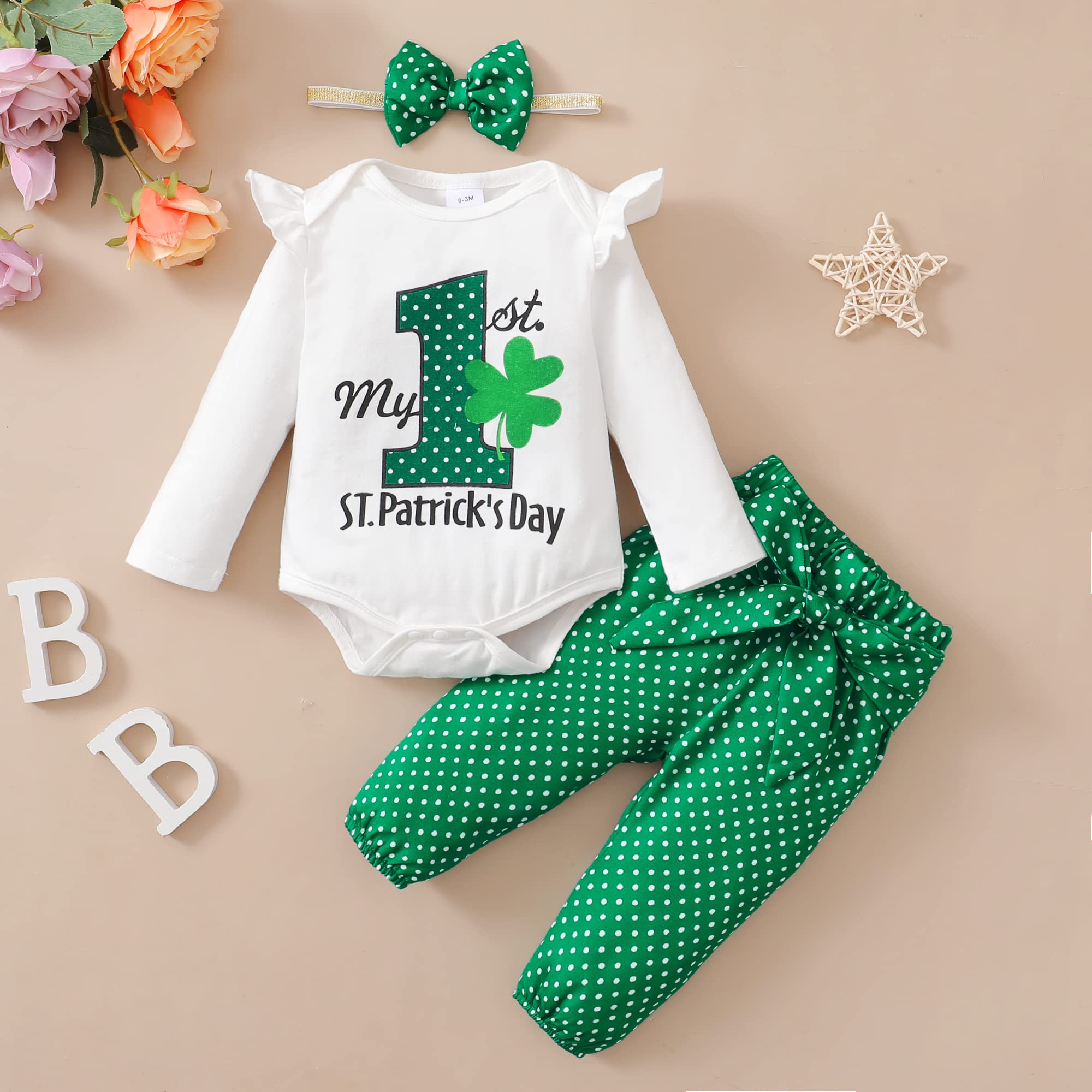 Adorable Newborn Baby Girl Clothes Set - Long Sleeve Romper & Pants Outfit for Fall & Winter | Perfect for Photoshoots, Family Gatherings & Daily Wear