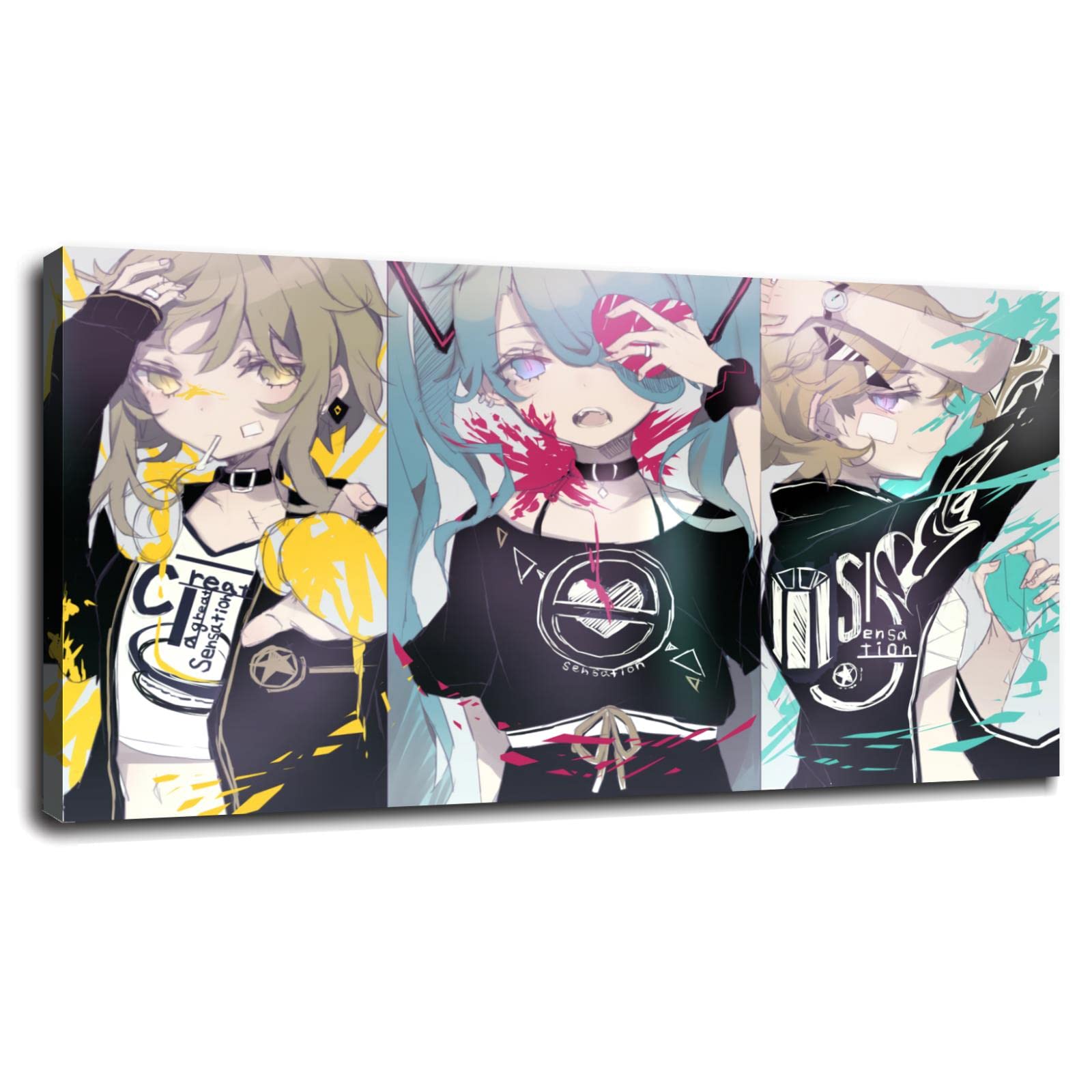 Megpoid Gumi Anime Poster - Japanese Vocaloid Canvas Print Wall Art 42