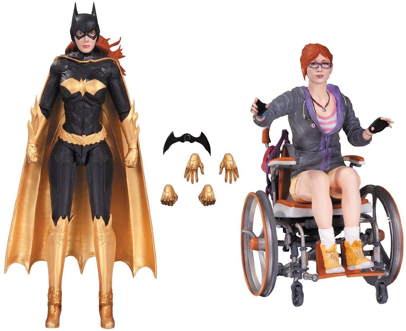 DC Collectibles Batman Arkham Knight Batgirl & Oracle Action Figure 2-Pack Set - Perfect for Superhero Fans, Collectors & Display in Home/Office
