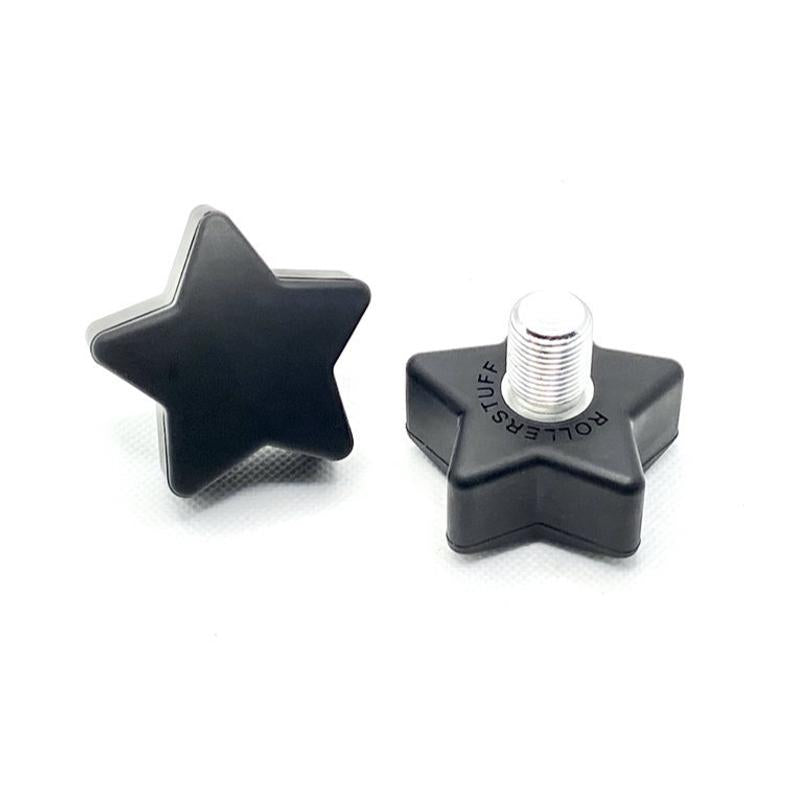 RollerStuff Adjustable Toe Stops for Roller Skates - Paul Stanley Black - Perfect for Roller Derby, Artistic Skating & Outdoor Rollerblading