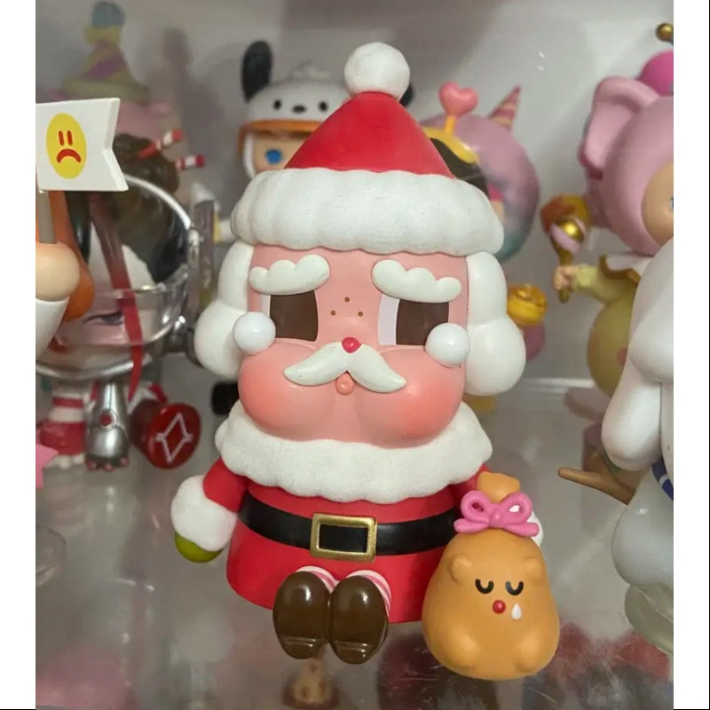 Crybaby Lonely Christmas Series - Uncle Santa Plush Doll | Festive Holiday Decoration & Gift for Christmas Parties, Home Decor, and Collectors
