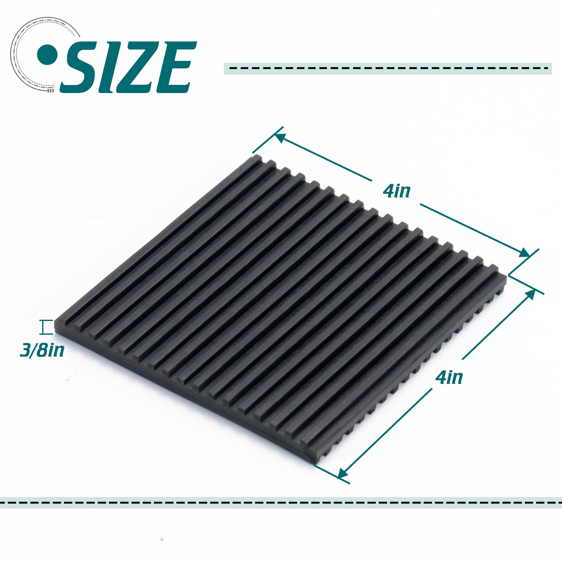 4 Pack Anti Vibration Isolation Pads - 4