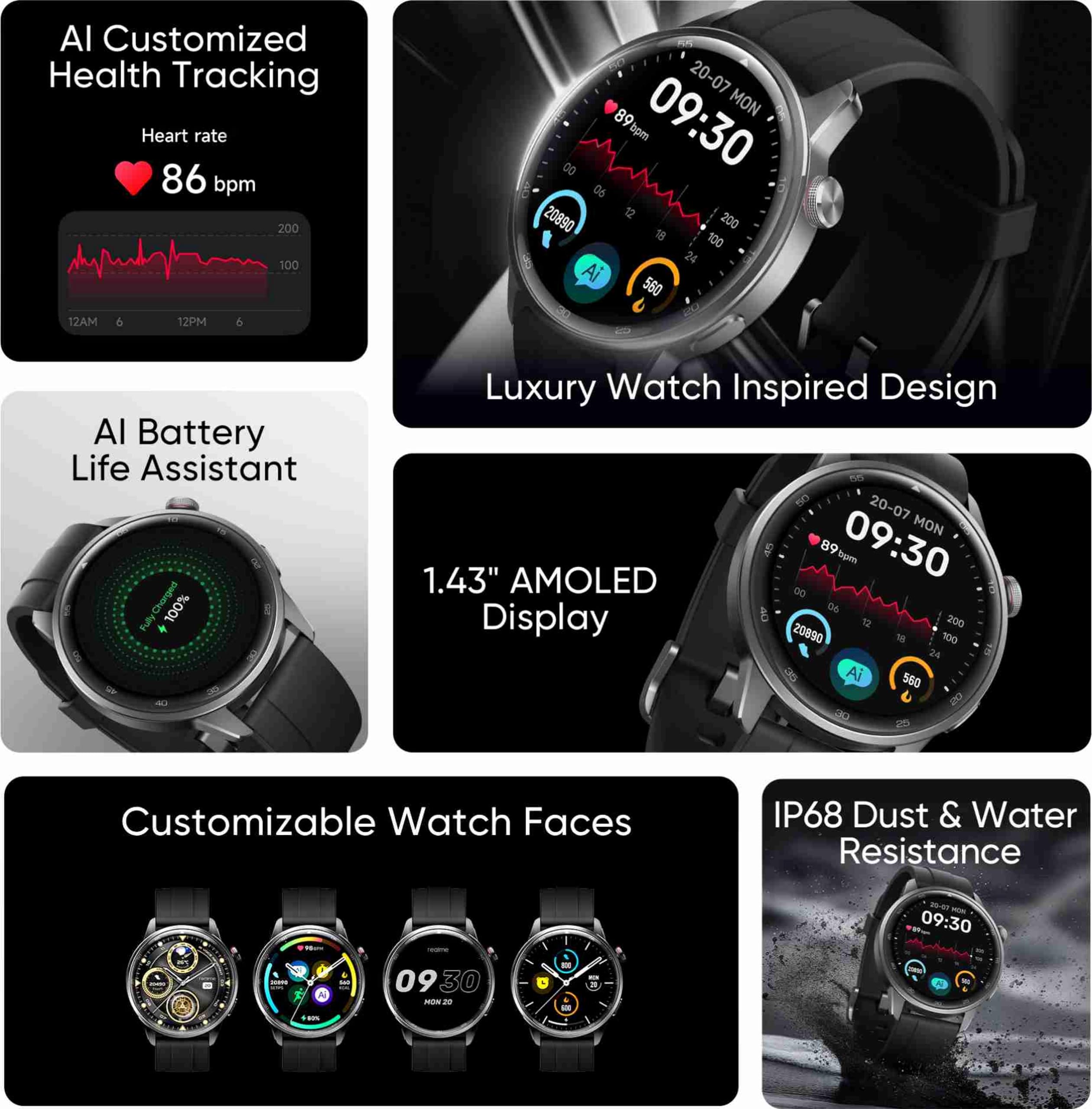 realme Watch S2 Smartwatch - 1.43