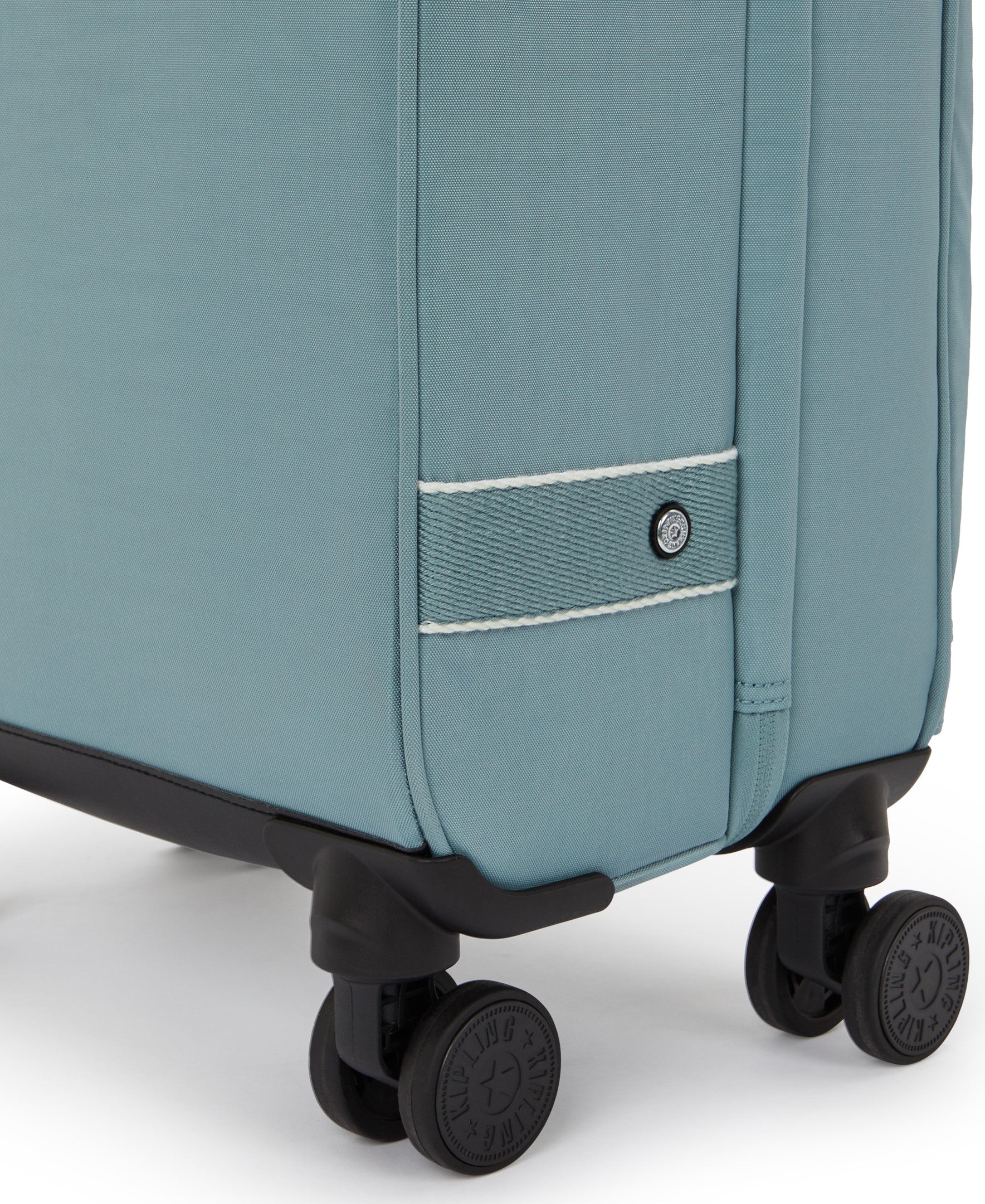 Kipling Spontaneous Small Rolling Luggage - Lightweight Carry-On Suitcase with Spinner Wheels, Relaxed Grey - Perfect for Business Travel & Weekend Getaways