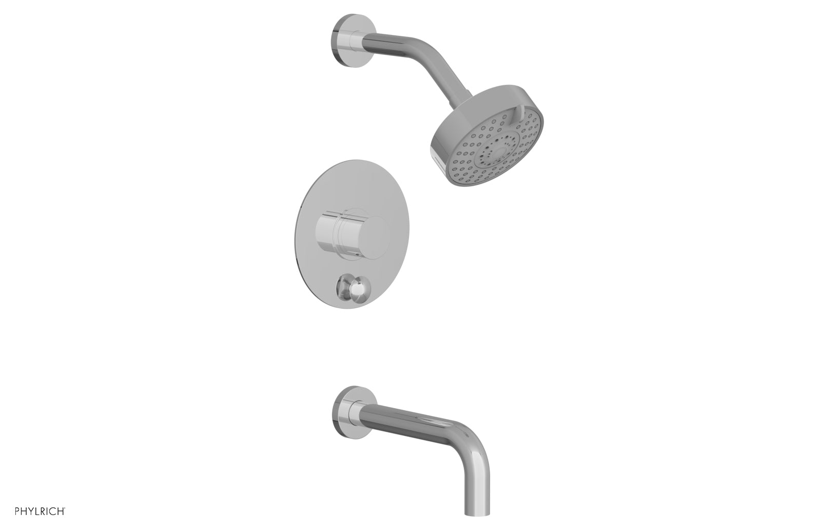 BASIC II Pressure Balance Tub and Shower Faucet Set with 230 27 Trim - Perfect for Bathroom Renovation & Modern Home Upgrade
