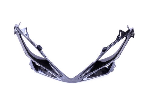 Bestem CBSU-75011-NOS Black Carbon Fiber Nose Fairing for Suzuki GSXR 600 750 (2011-2013) | Motorcycle Windshield Replacement & Racing Upgrade