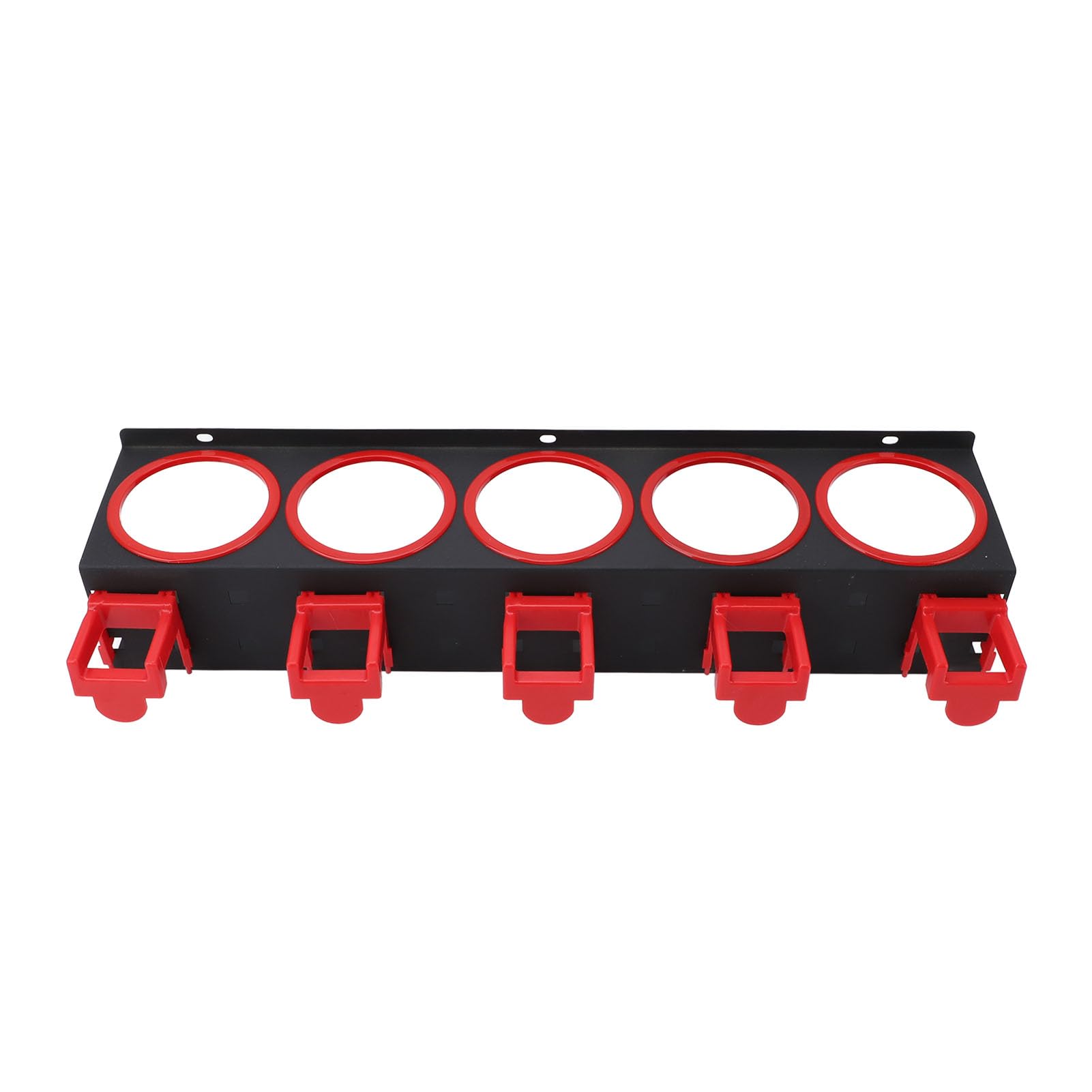 Wall Mount Spray Bottle Organizer Rack - Heavy Duty Storage Holder for Car Detailing, Auto Cleaning & Home Use - Perfect for Garage, Workshop & Kitchen Organization (6 Bottle Capacity)