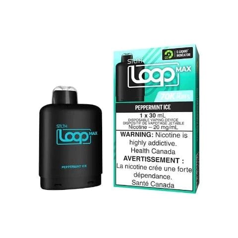 STLTH LOOP MAX 70K Disposable Vape Pods - 70000 Puffs, 30mL E-Liquid, All Flavors Available | Perfect for Travel, Parties & On-the-Go Vaping (Alberta)