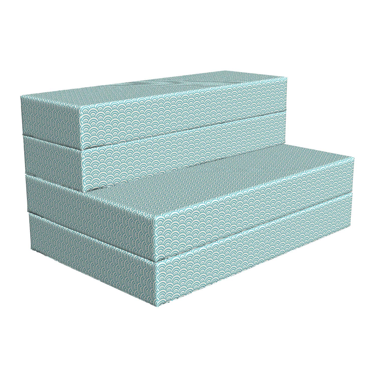 Ambesonne Aqua Foldable Mattress - Waterproof, Lightweight & Portable - 74.8