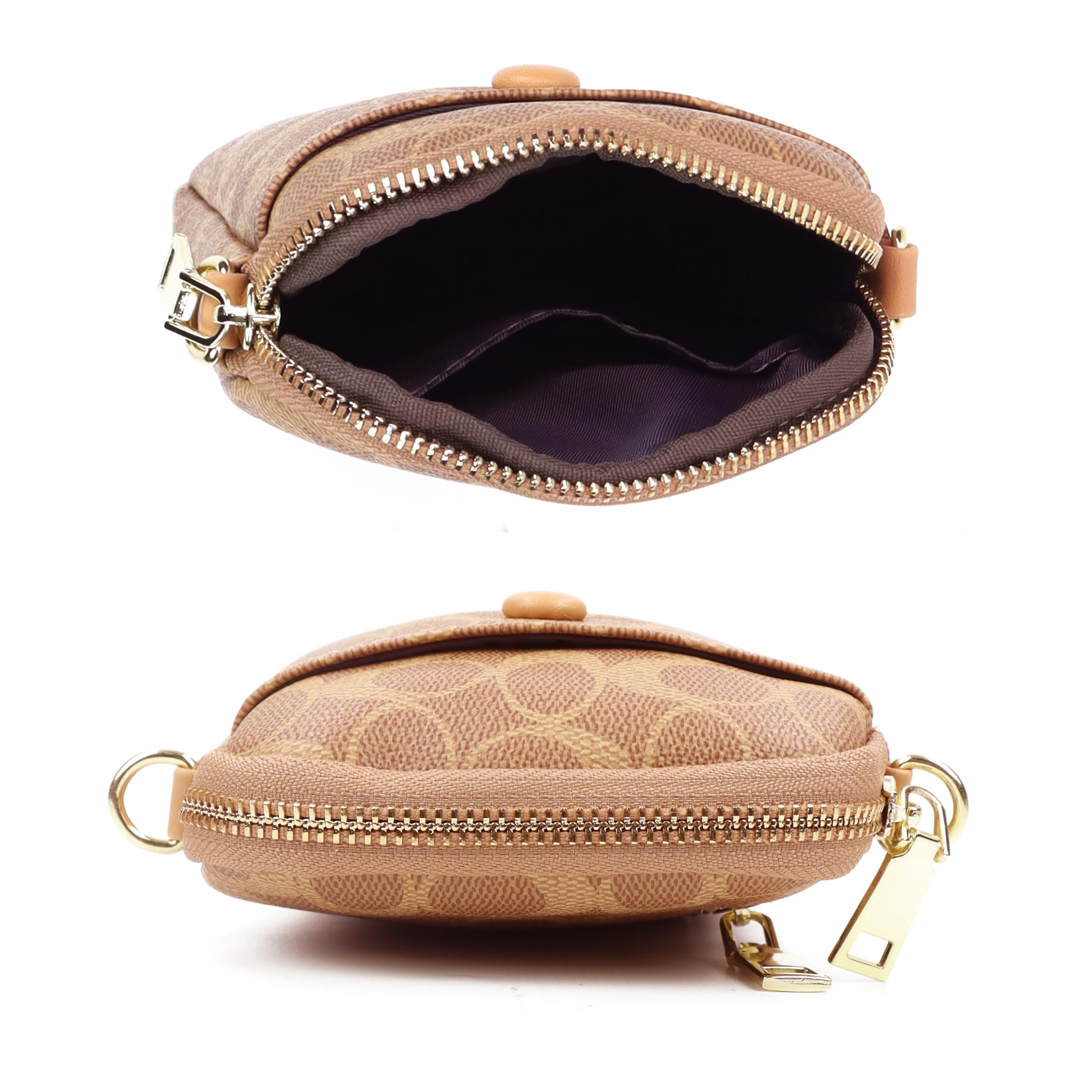 NFI Essentials Women's Crossbody Phone Holder Bag - Small Wallet Purse with Pocket, Clutch & Sling Strap - Perfect for Everyday Use, Travel, Shopping & Hands-Free Convenience