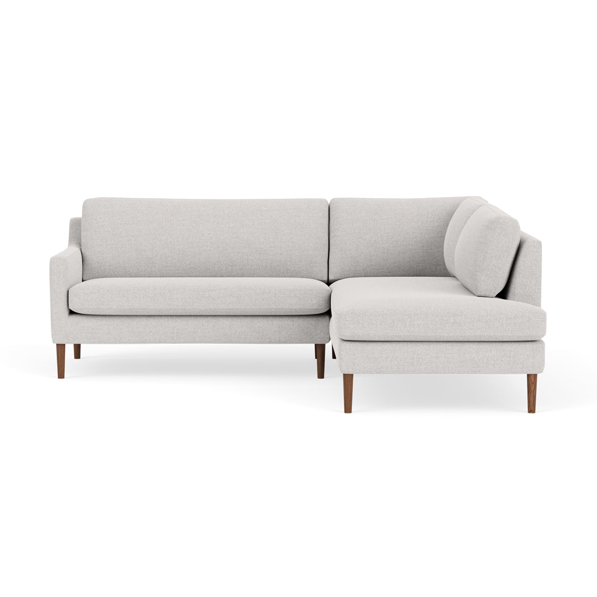 Astha Fabric Right Corner Sofa - Modern L-Shaped Sectional Couch for Living Room, Home Theater & Small Spaces | Comfortable & Stylish Lounge Furniture