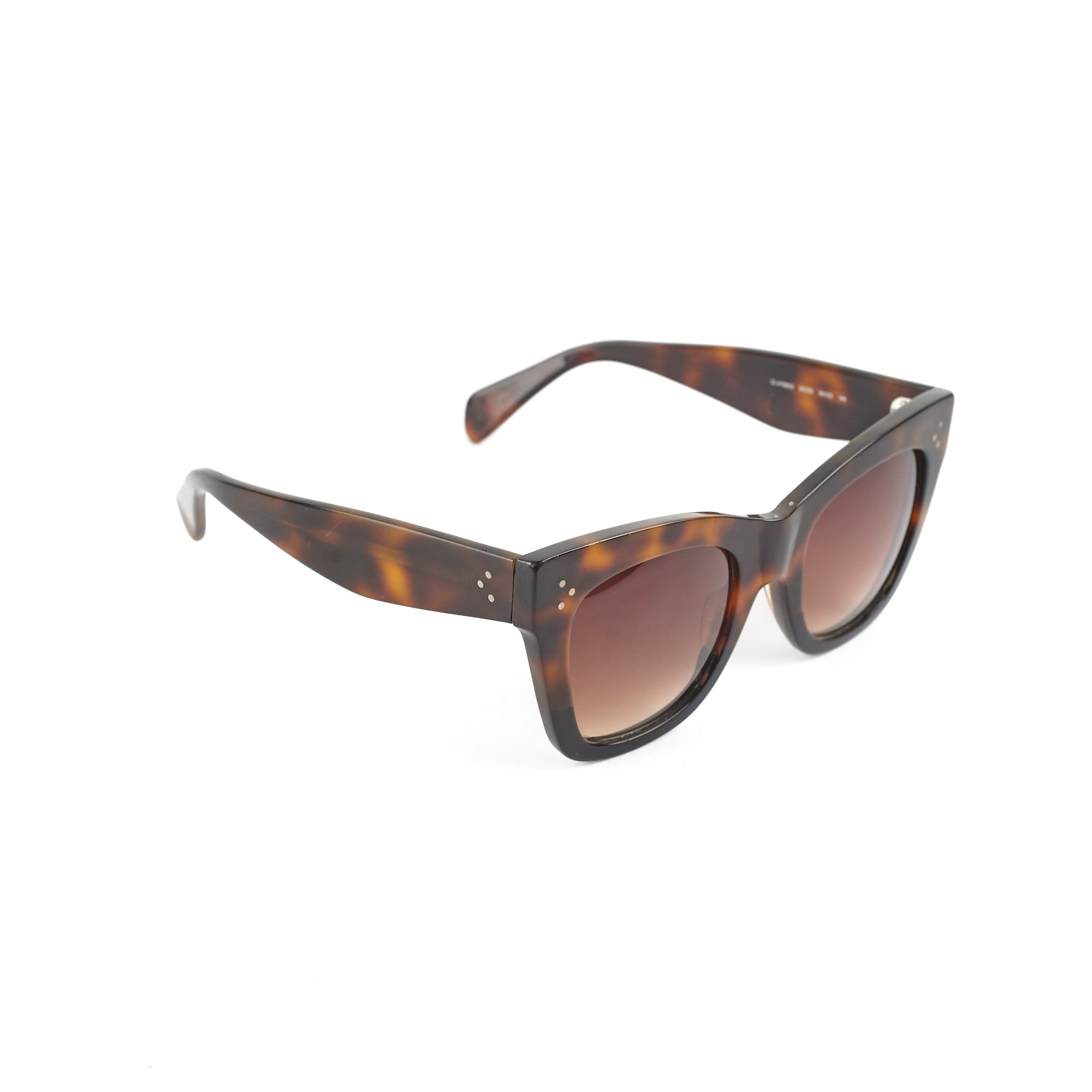 Celine Tortoise Shell Sunglasses for Women - Classic Retro Style UV Protection - Perfect for Beach, Driving & Fashion Outfits